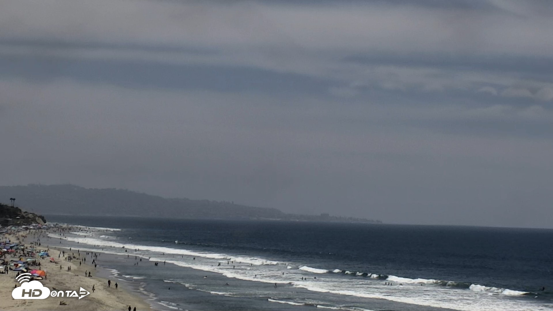 Snapshot of Del Mar Beach North Live Webcam taken Jul 3, 2026, 2:09pm PDT