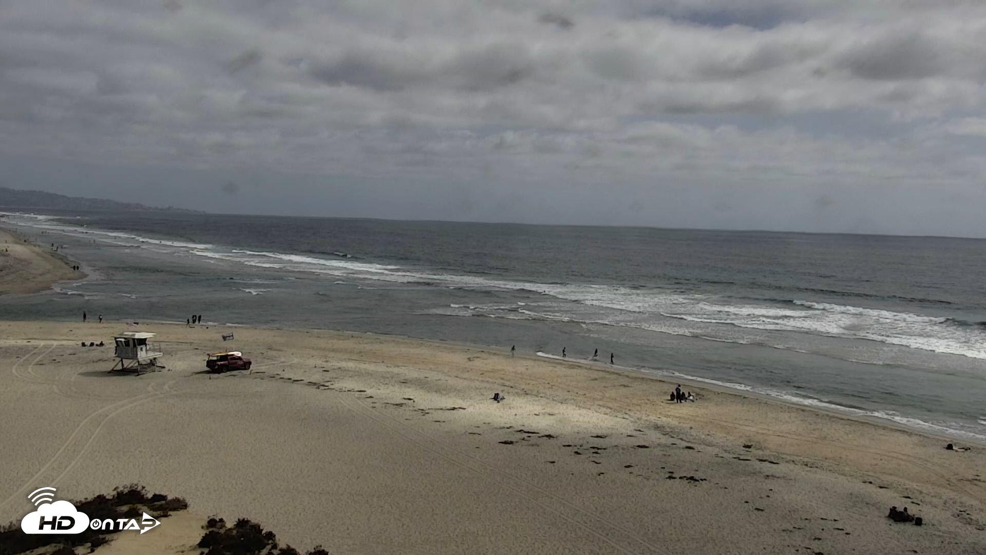 Snapshot of Del Mar Beach North Live Webcam taken Jun 29, 2026, 3:49pm PDT