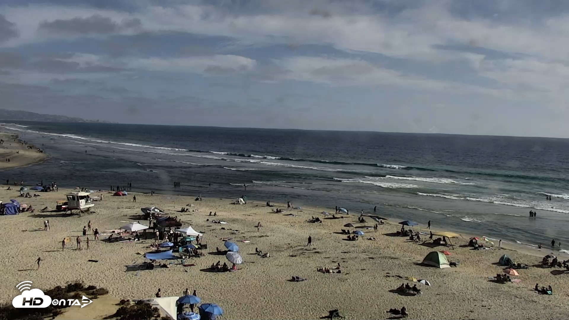 Snapshot of Del Mar Beach North Live Webcam taken Jul 4, 2026, 5:15pm PDT