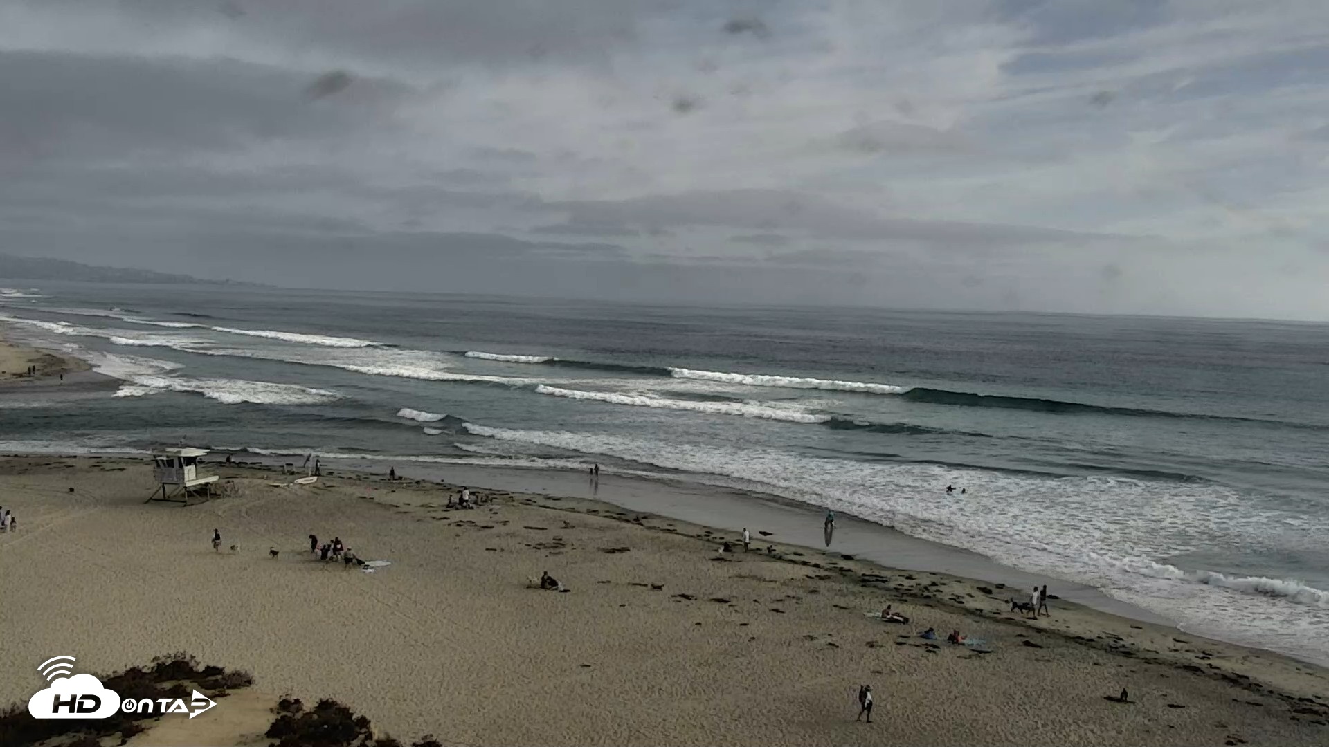 Snapshot of Del Mar Beach North Live Webcam taken Jun 11, 2026, 6:08pm PDT