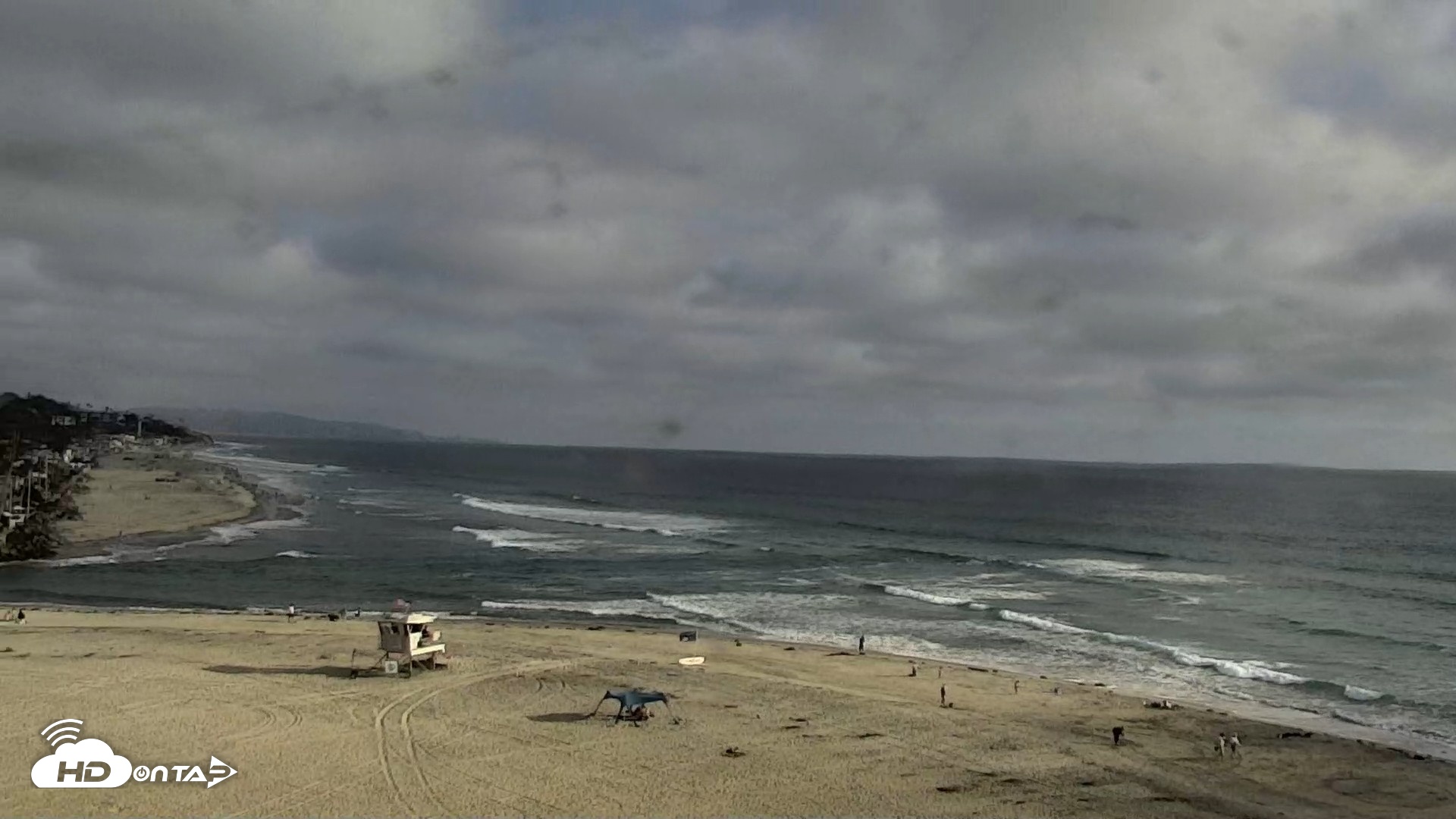 Snapshot of Del Mar Beach North Live Webcam taken Jul 13, 2026, 6:24pm PDT