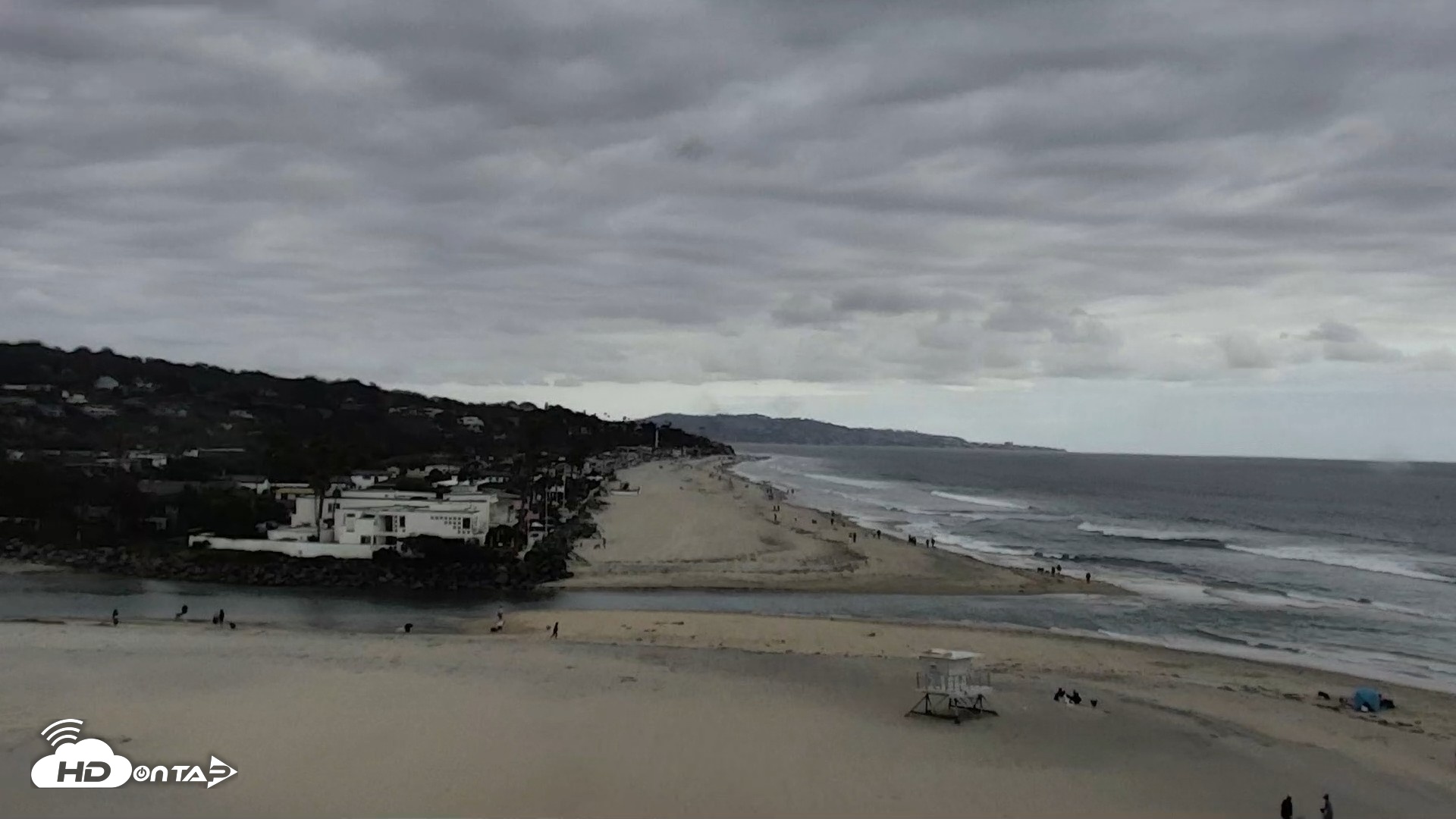 Snapshot of Del Mar Beach North Live Webcam taken May 3, 2026, 5:53pm PDT