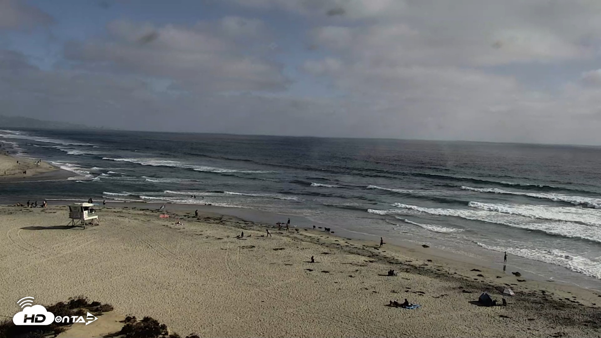 Snapshot of Del Mar Beach North Live Webcam taken Jun 9, 2026, 5:40pm PDT