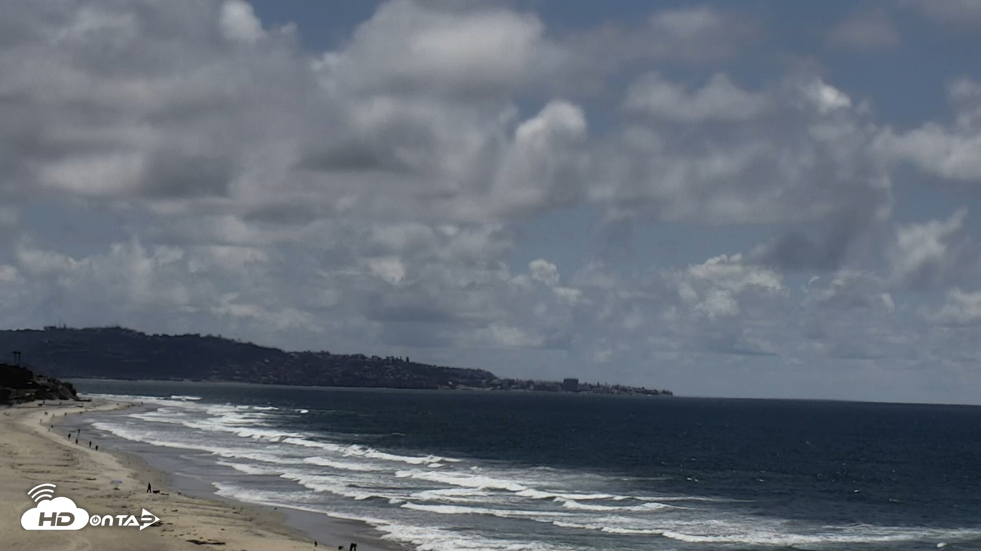 Snapshot of Del Mar Beach North Live Webcam taken May 5, 2026, 1:09pm PDT