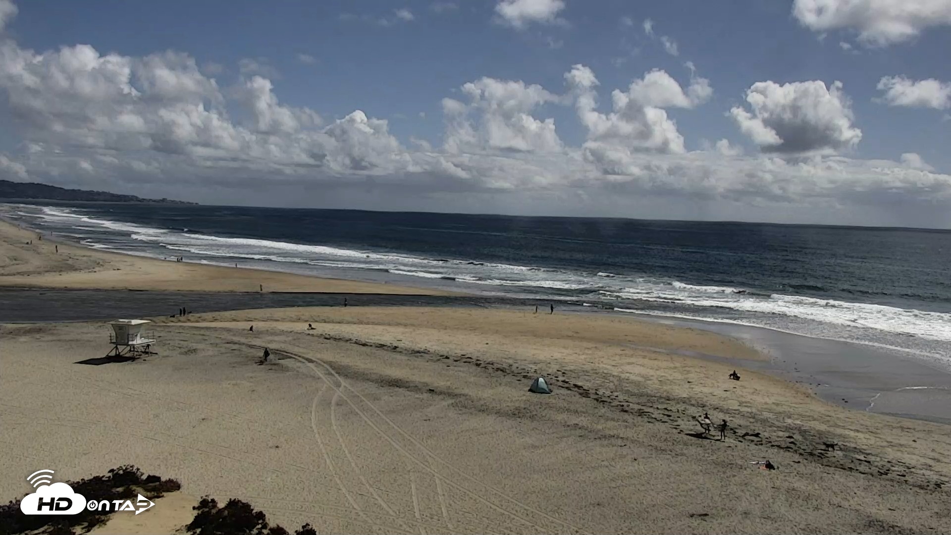 Snapshot of Del Mar Beach North Live Webcam taken Apr 13, 2026, 3:24pm PDT