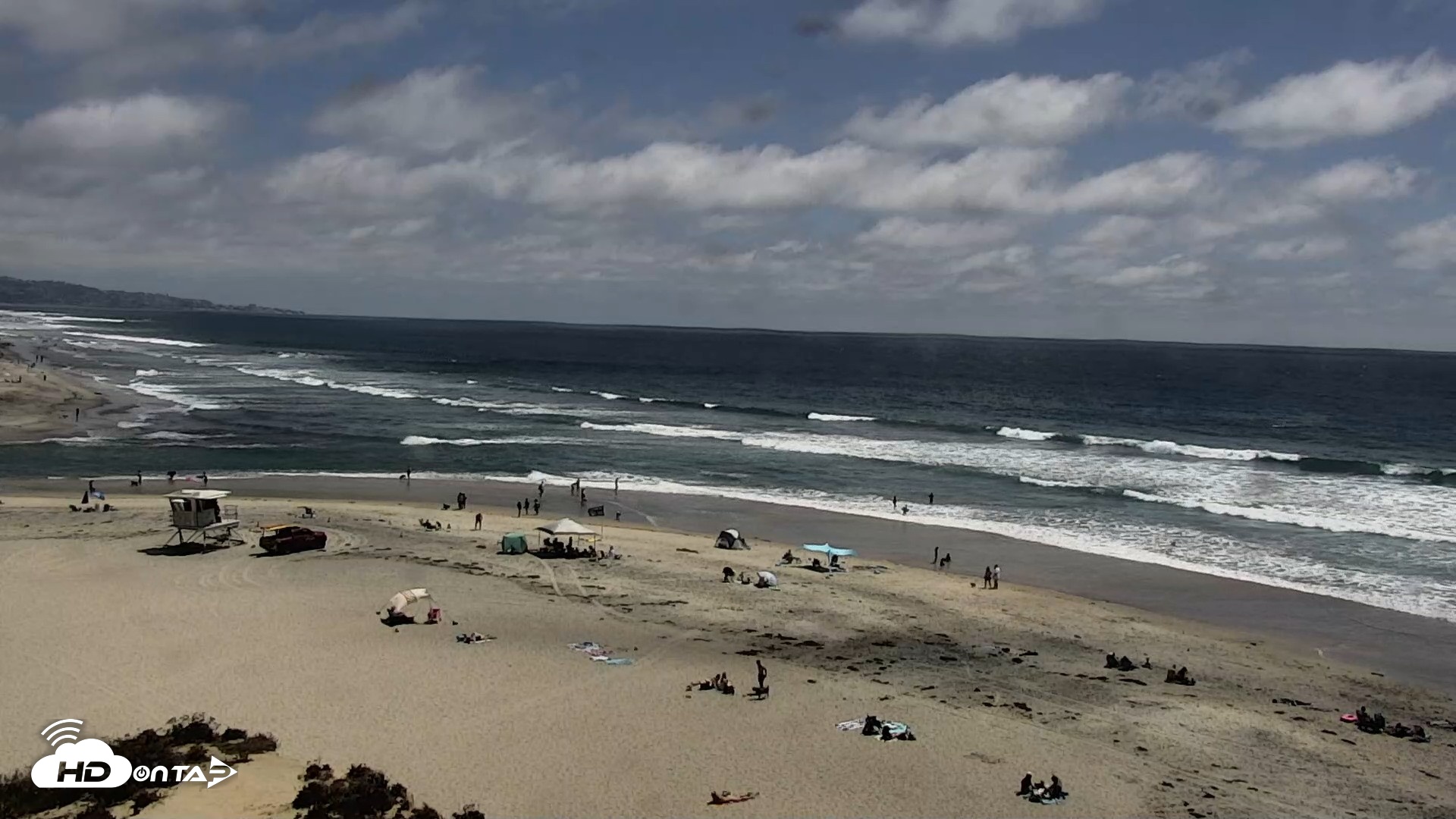 Snapshot of Del Mar Beach North Live Webcam taken Jun 19, 2026, 2:36pm PDT