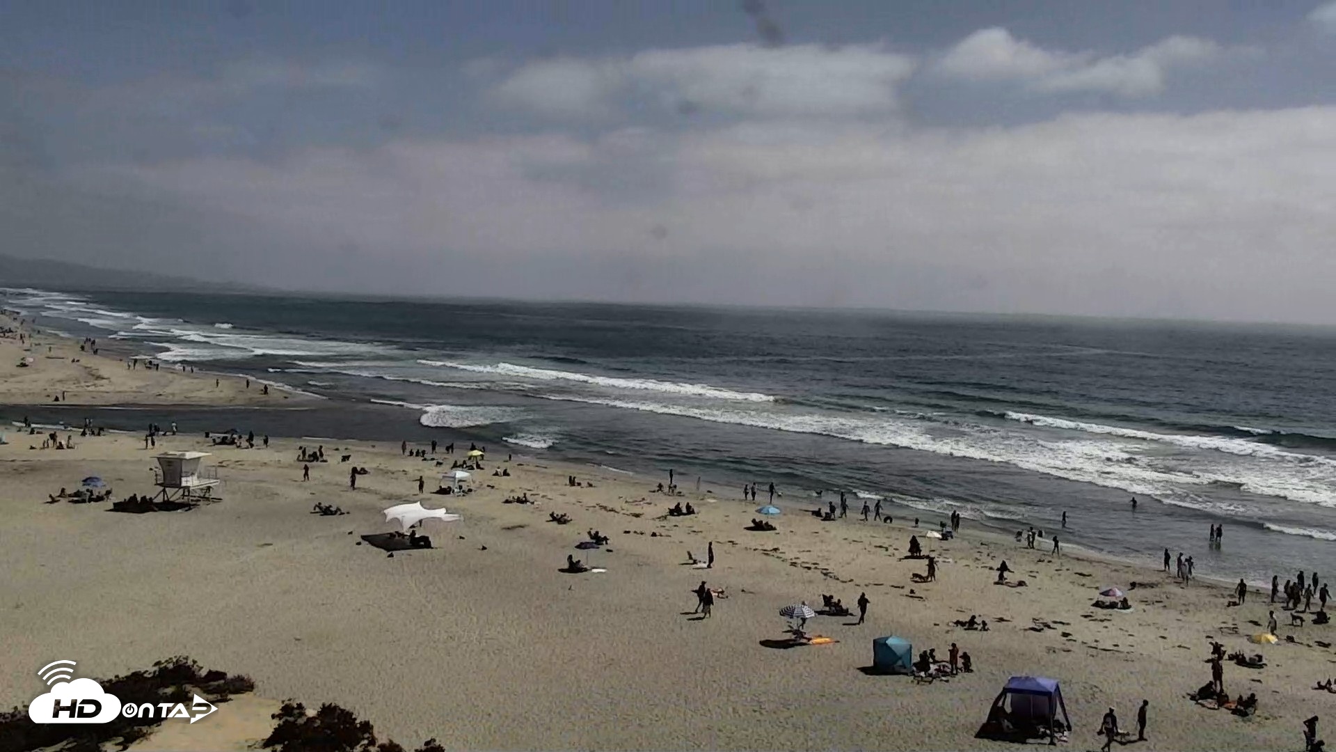 Snapshot of Del Mar Beach North Live Webcam taken May 9, 2026, 3:30pm PDT