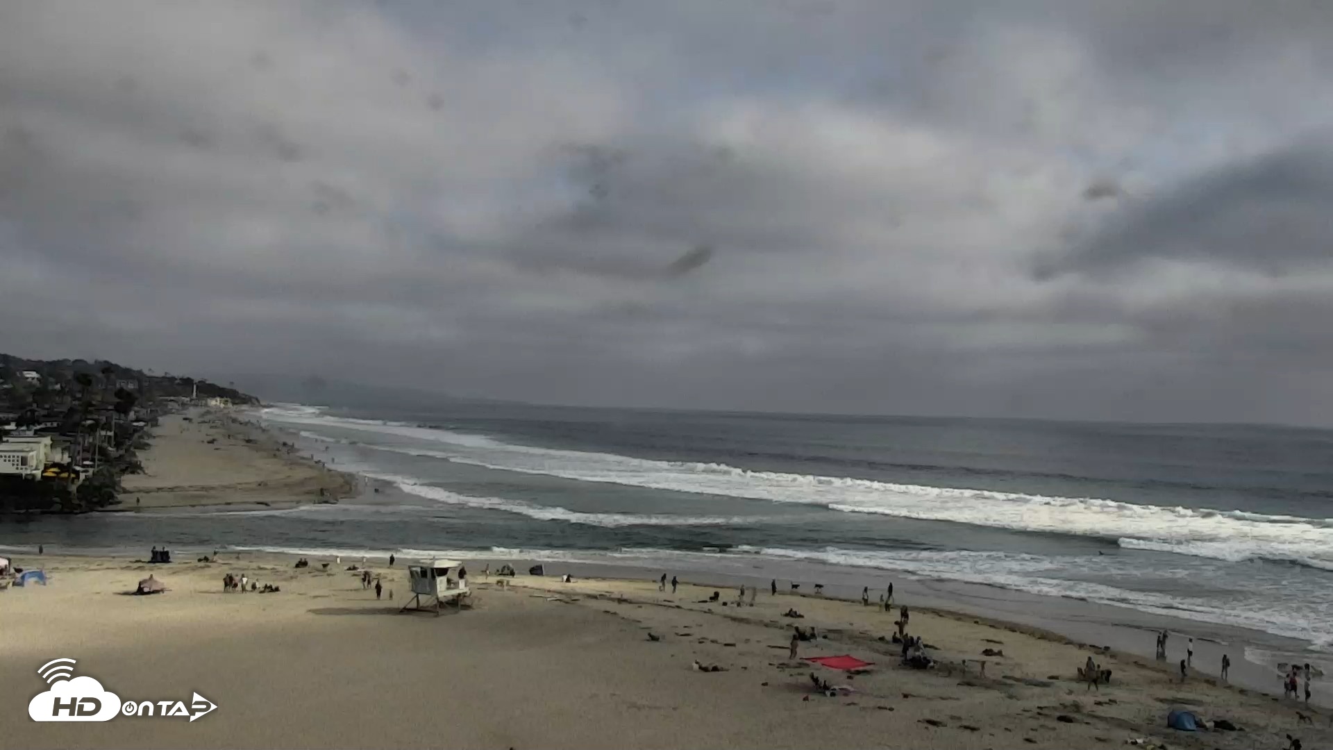 Snapshot of Del Mar Beach North Live Webcam taken Jun 14, 2026, 5:39pm PDT