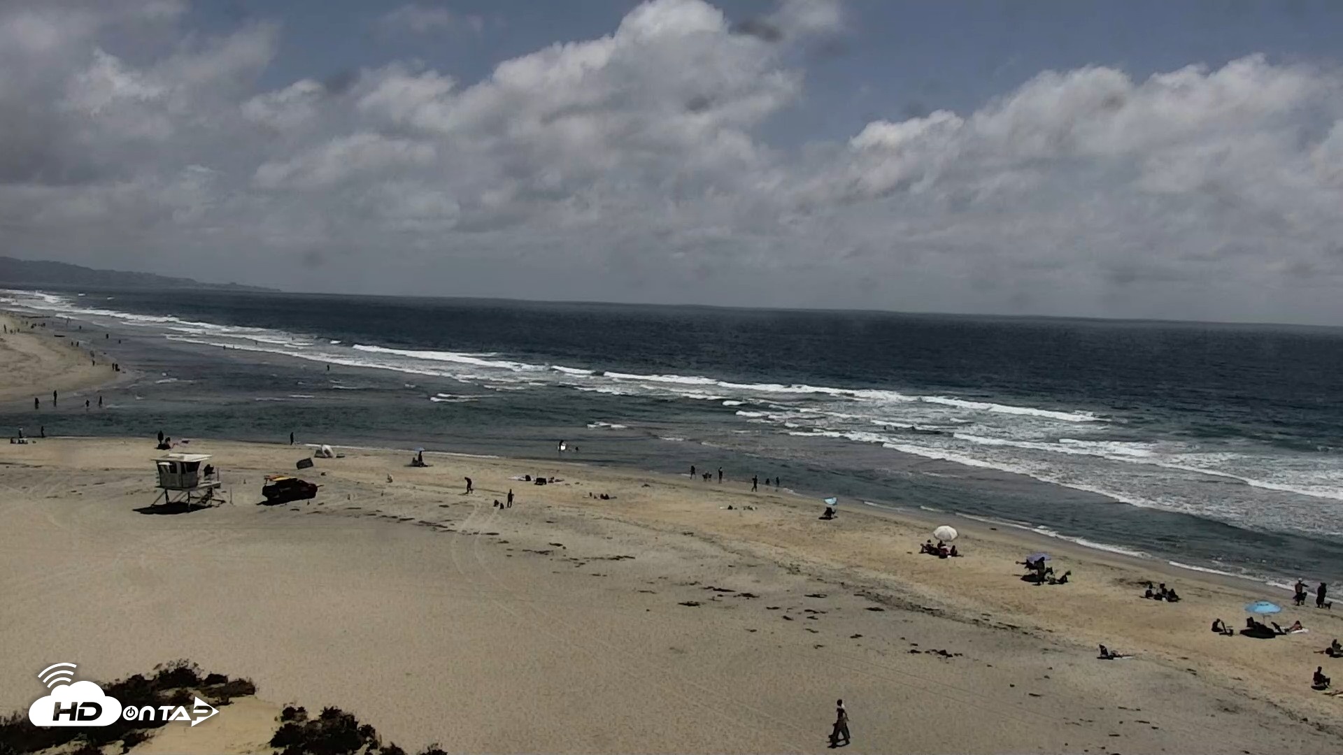 Snapshot of Del Mar Beach North Live Webcam taken Jun 30, 2026, 2:15pm PDT