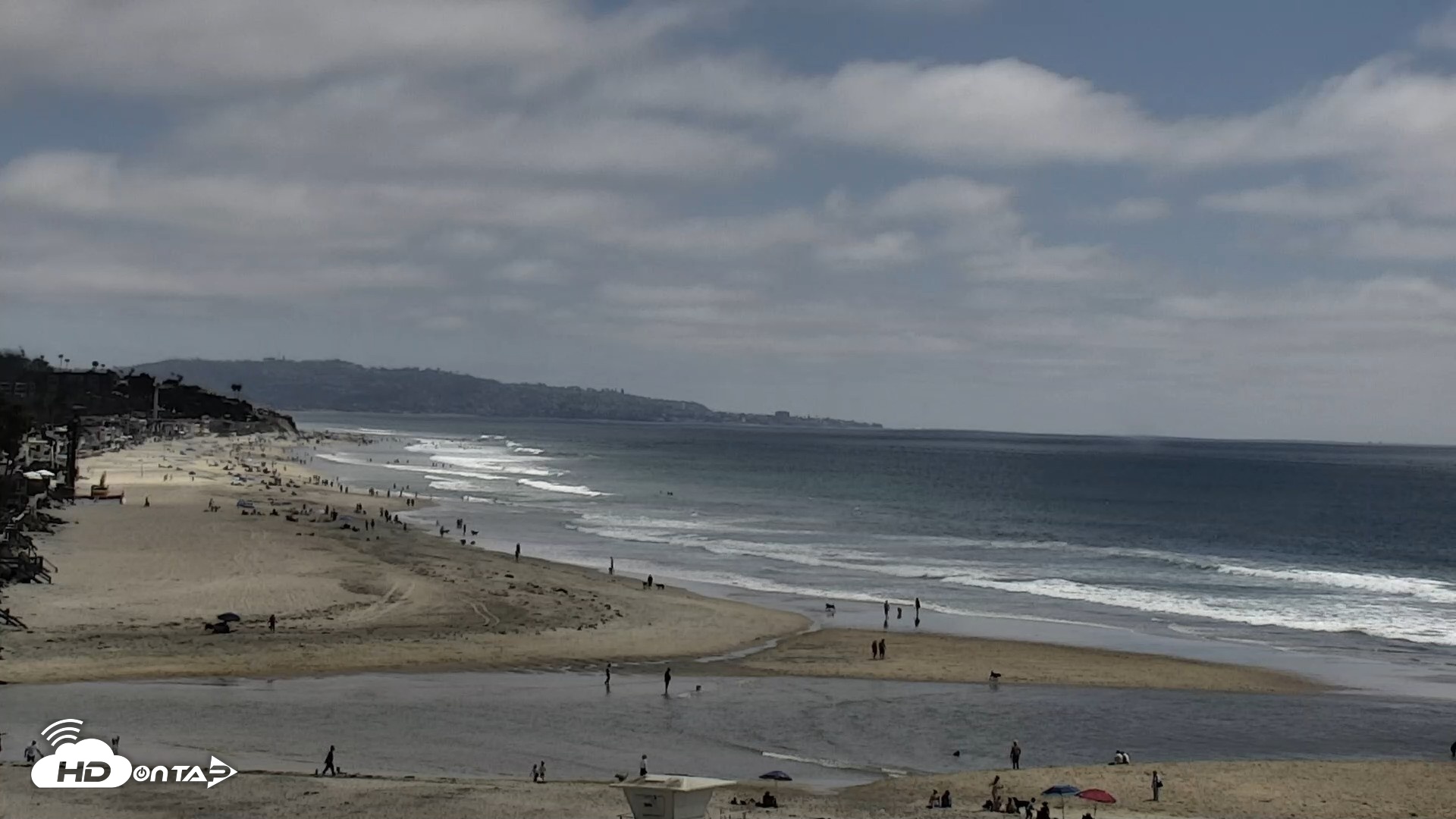 Snapshot of Del Mar Beach North Live Webcam taken Apr 10, 2026, 2:28pm PDT