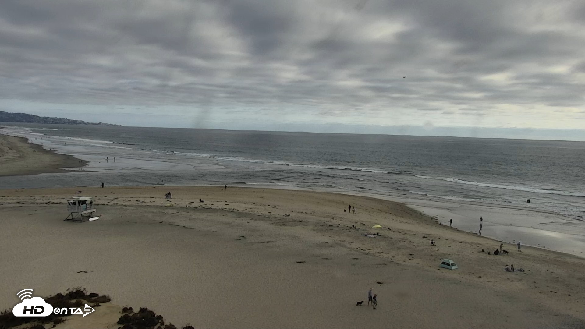 Snapshot of Del Mar Beach North Live Webcam taken Aug 14, 2026, 5:56pm PDT