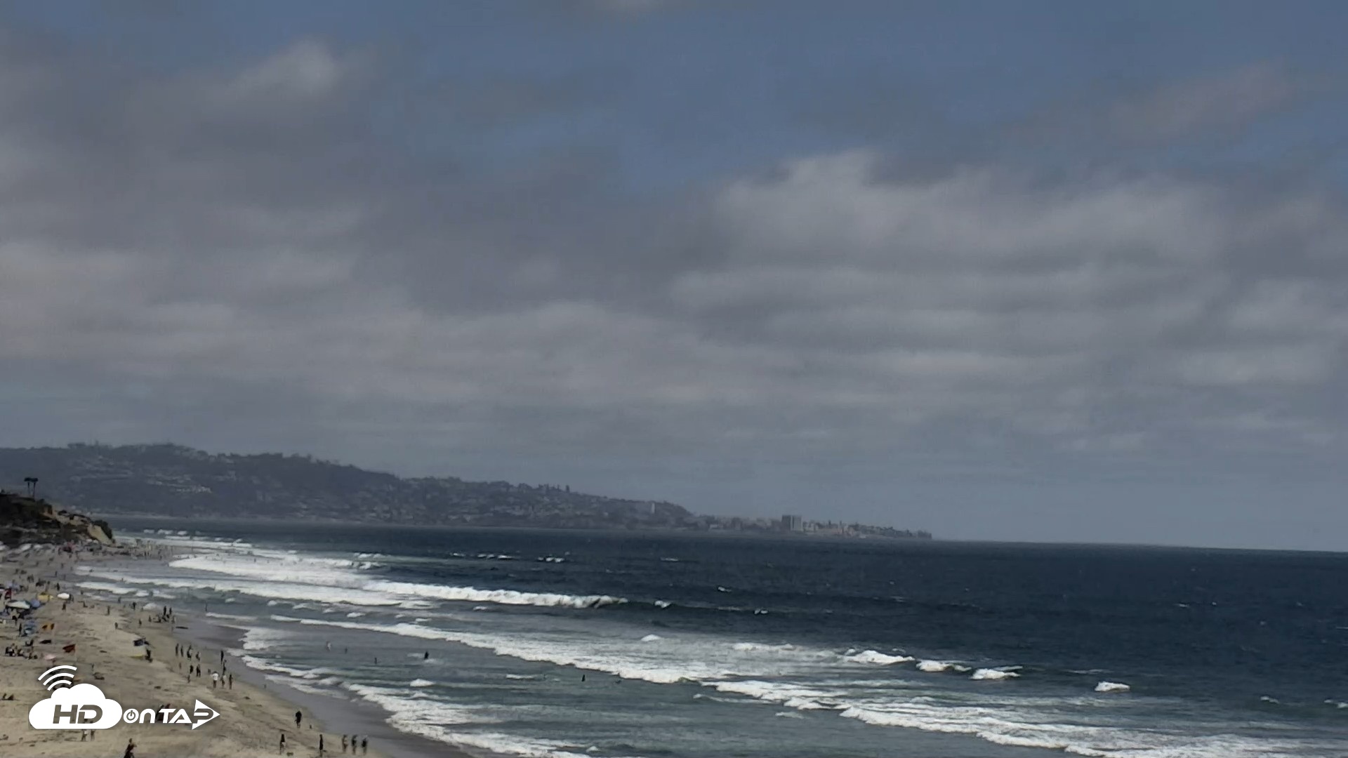 Snapshot of Del Mar Beach North Live Webcam taken Jun 19, 2026, 3:50pm PDT