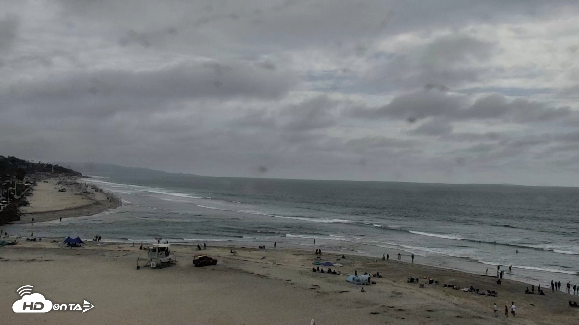 Snapshot of Del Mar Beach North Live Webcam taken Jul 12, 2026, 4:04pm PDT
