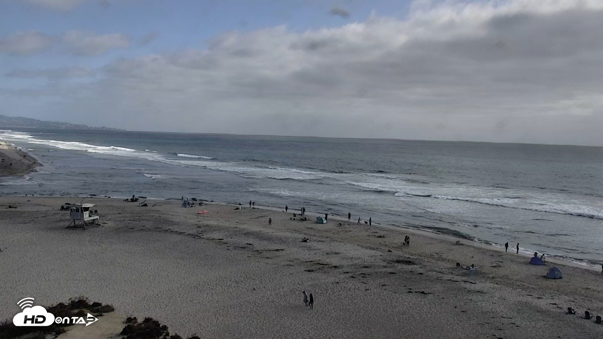 Snapshot of Del Mar Beach North Live Webcam taken Jun 28, 2026, 5:08pm PDT