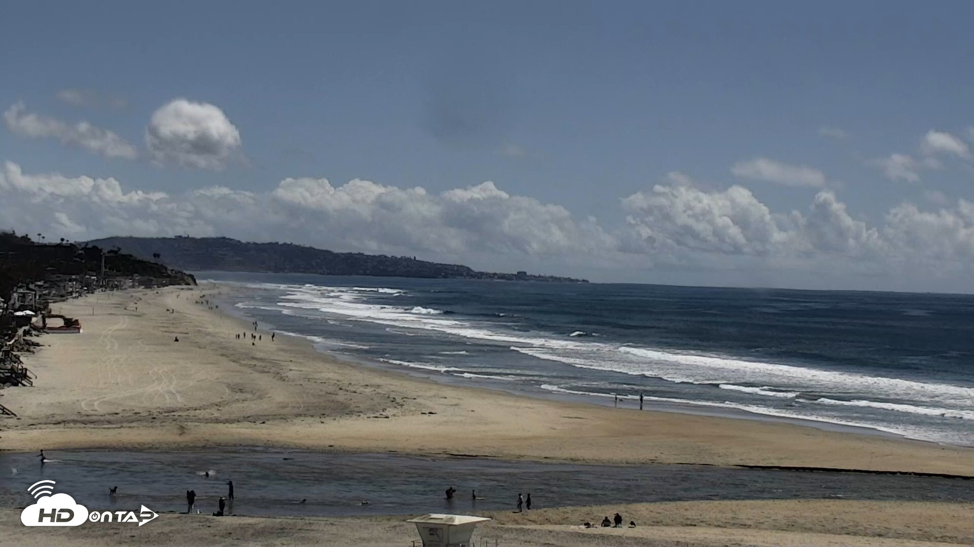Snapshot of Del Mar Beach North Live Webcam taken Apr 13, 2026, 2:21pm PDT