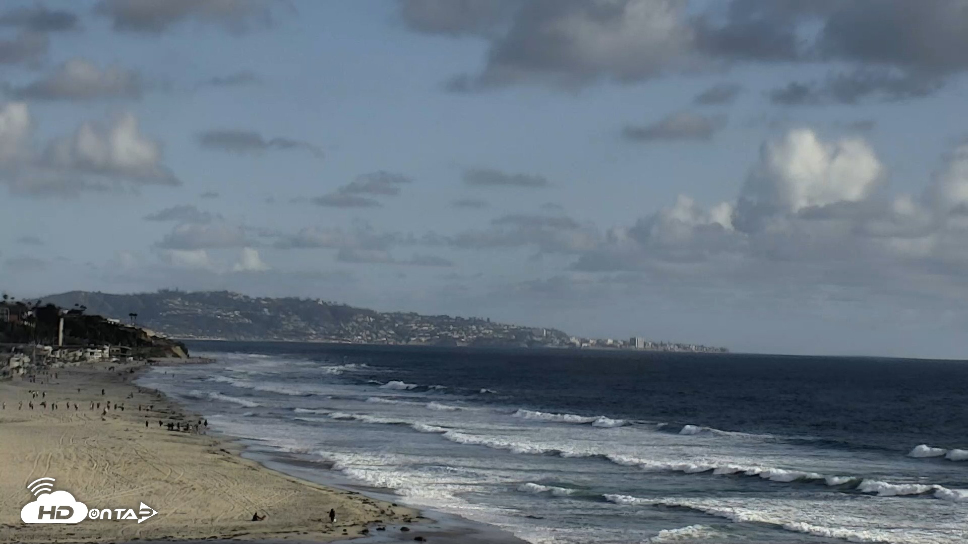 Snapshot of Del Mar Beach North Live Webcam taken May 27, 2026, 6:24pm PDT