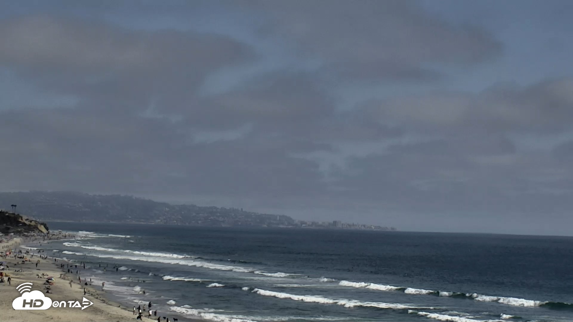 Snapshot of Del Mar Beach North Live Webcam taken Jun 12, 2026, 4:19pm PDT
