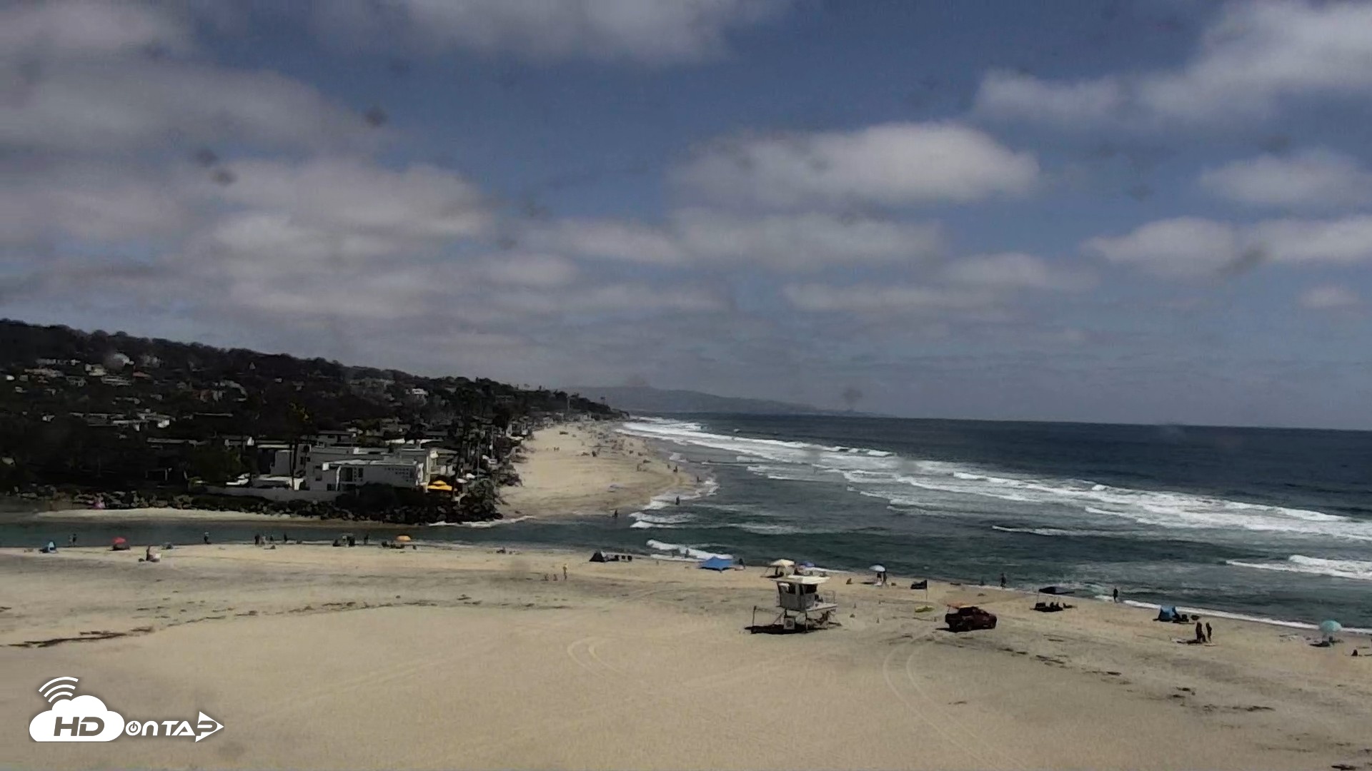 Snapshot of Del Mar Beach North Live Webcam taken Jul 6, 2026, 3:02pm PDT