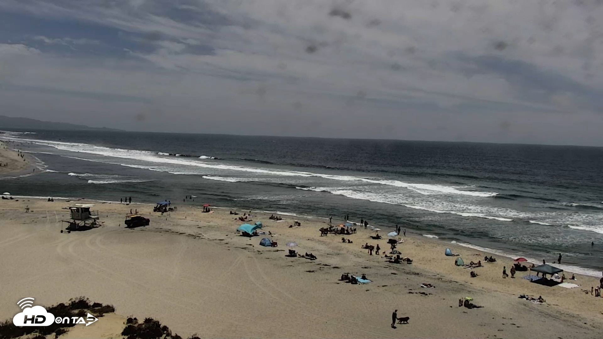 Snapshot of Del Mar Beach North Live Webcam taken Jul 3, 2026, 1:14pm PDT