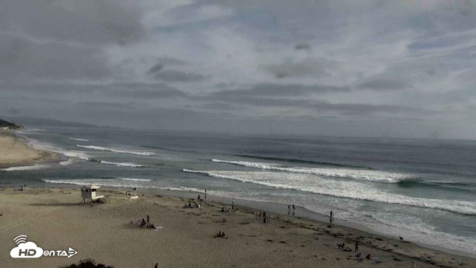 Snapshot of Del Mar Beach North Live Webcam taken Jun 11, 2026, 6:10pm PDT