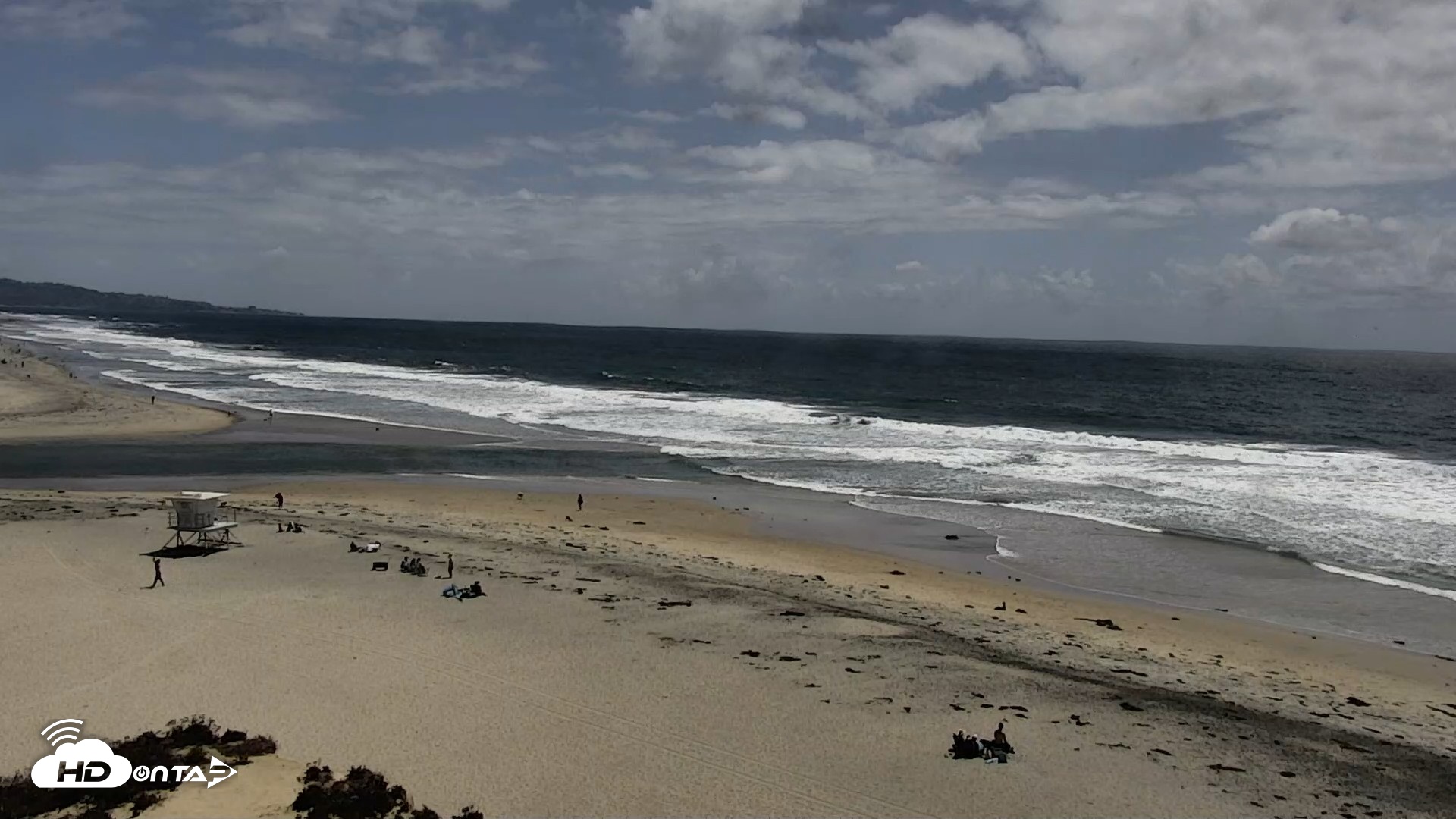 Snapshot of Del Mar Beach North Live Webcam taken May 27, 2026, 2:20pm PDT