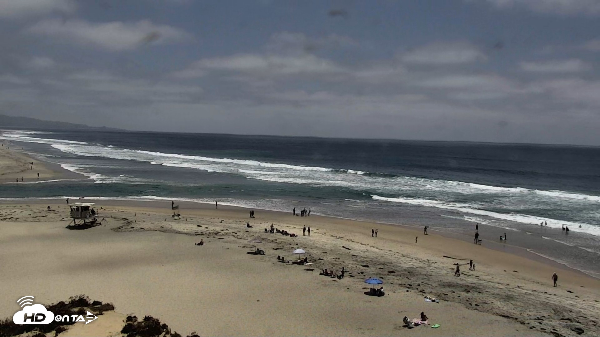 Snapshot of Del Mar Beach North Live Webcam taken Jun 16, 2026, 1:12pm PDT