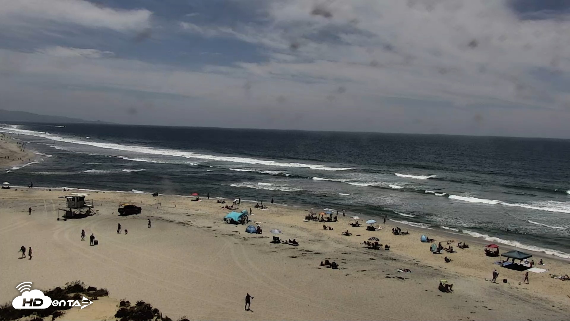 Snapshot of Del Mar Beach North Live Webcam taken Jul 3, 2026, 1:03pm PDT