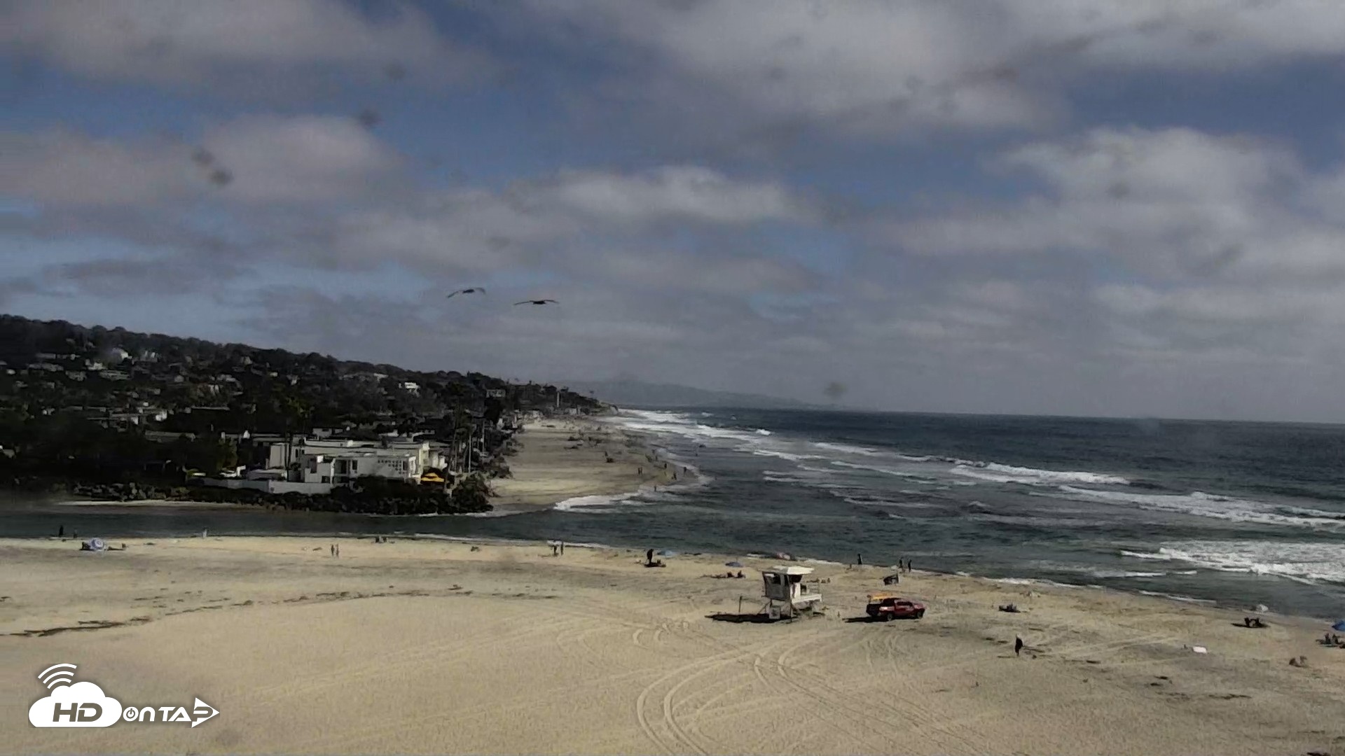 Snapshot of Del Mar Beach North Live Webcam taken Jul 7, 2026, 4:24pm PDT