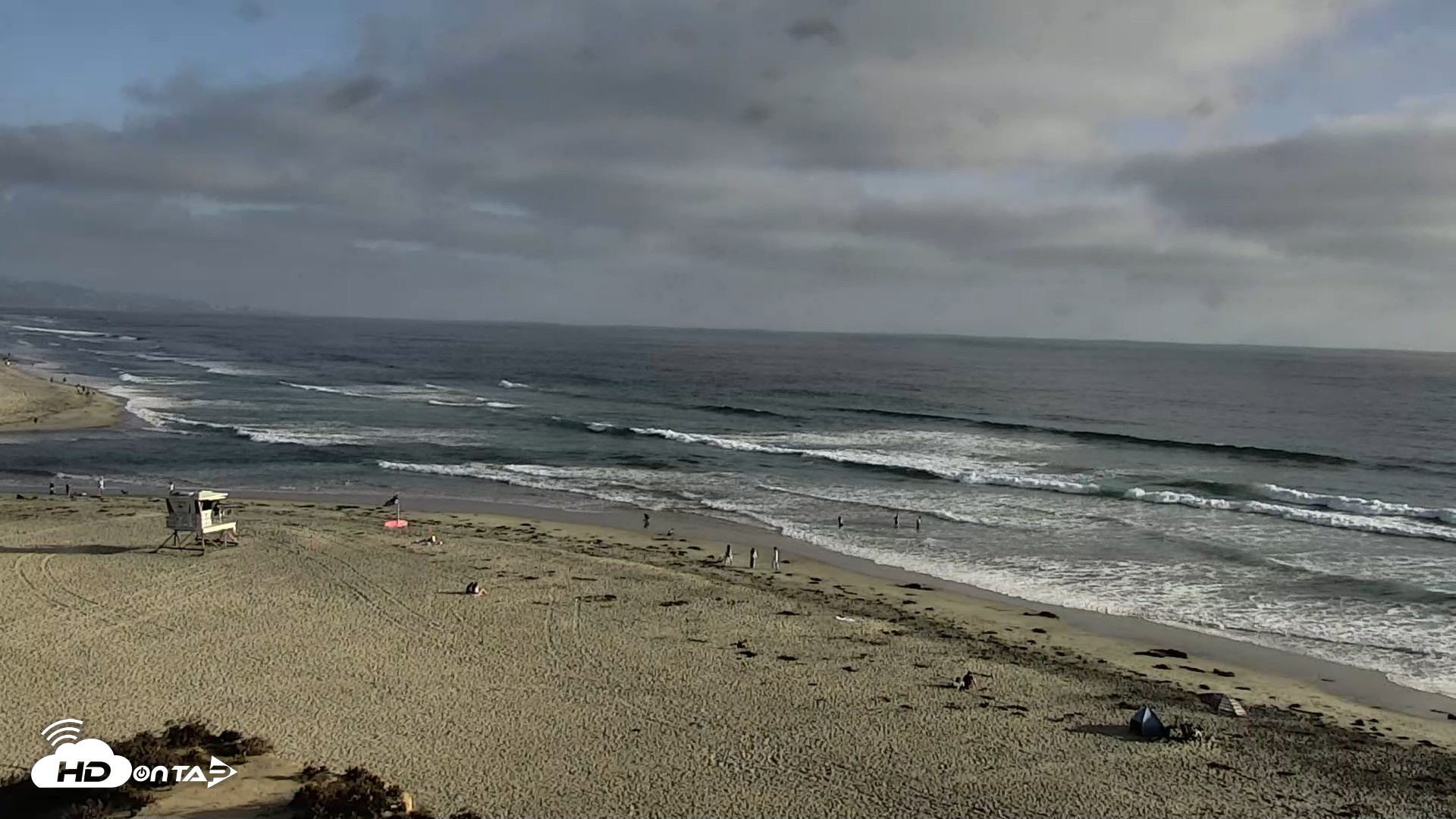 Snapshot of Del Mar Beach North Live Webcam taken Jun 9, 2026, 6:34pm PDT
