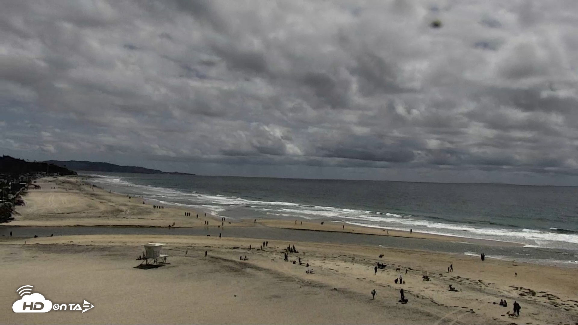 Snapshot of Del Mar Beach North Live Webcam taken Apr 26, 2026, 2:10pm PDT