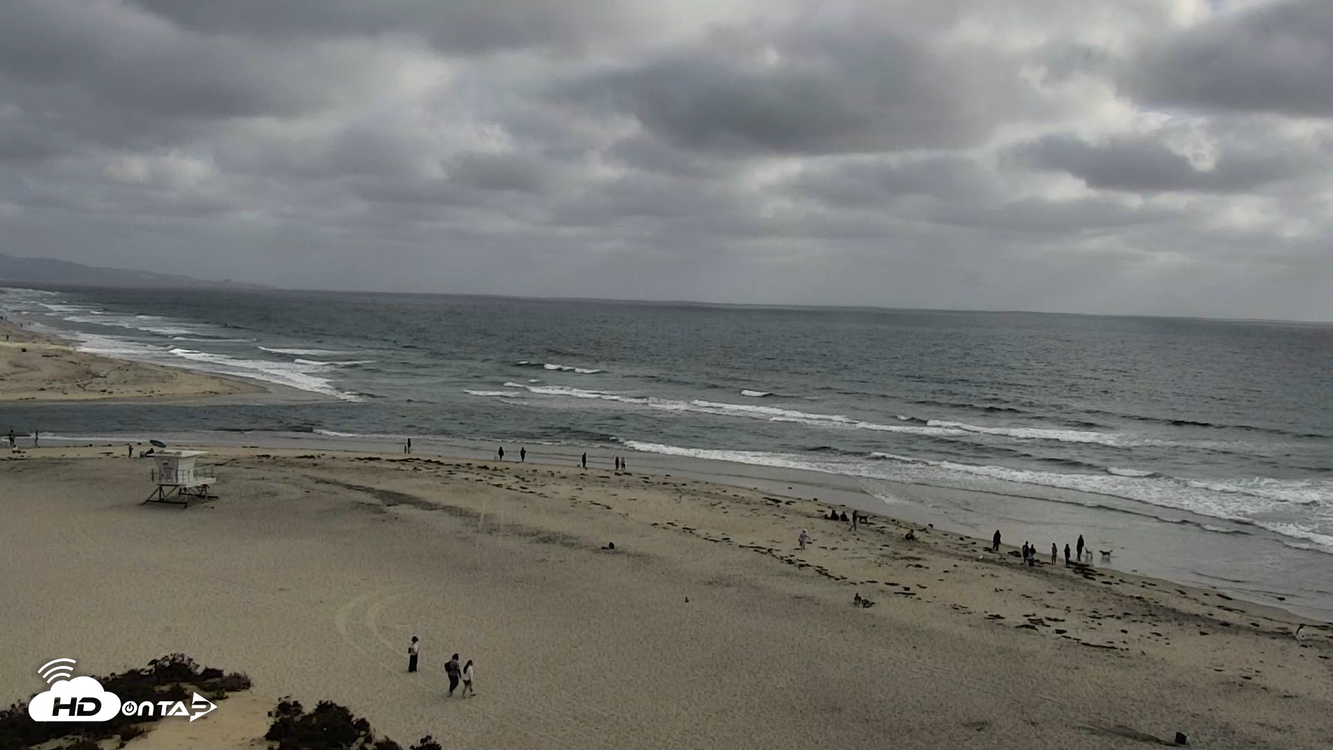 Snapshot of Del Mar Beach North Live Webcam taken Apr 24, 2026, 5:26pm PDT