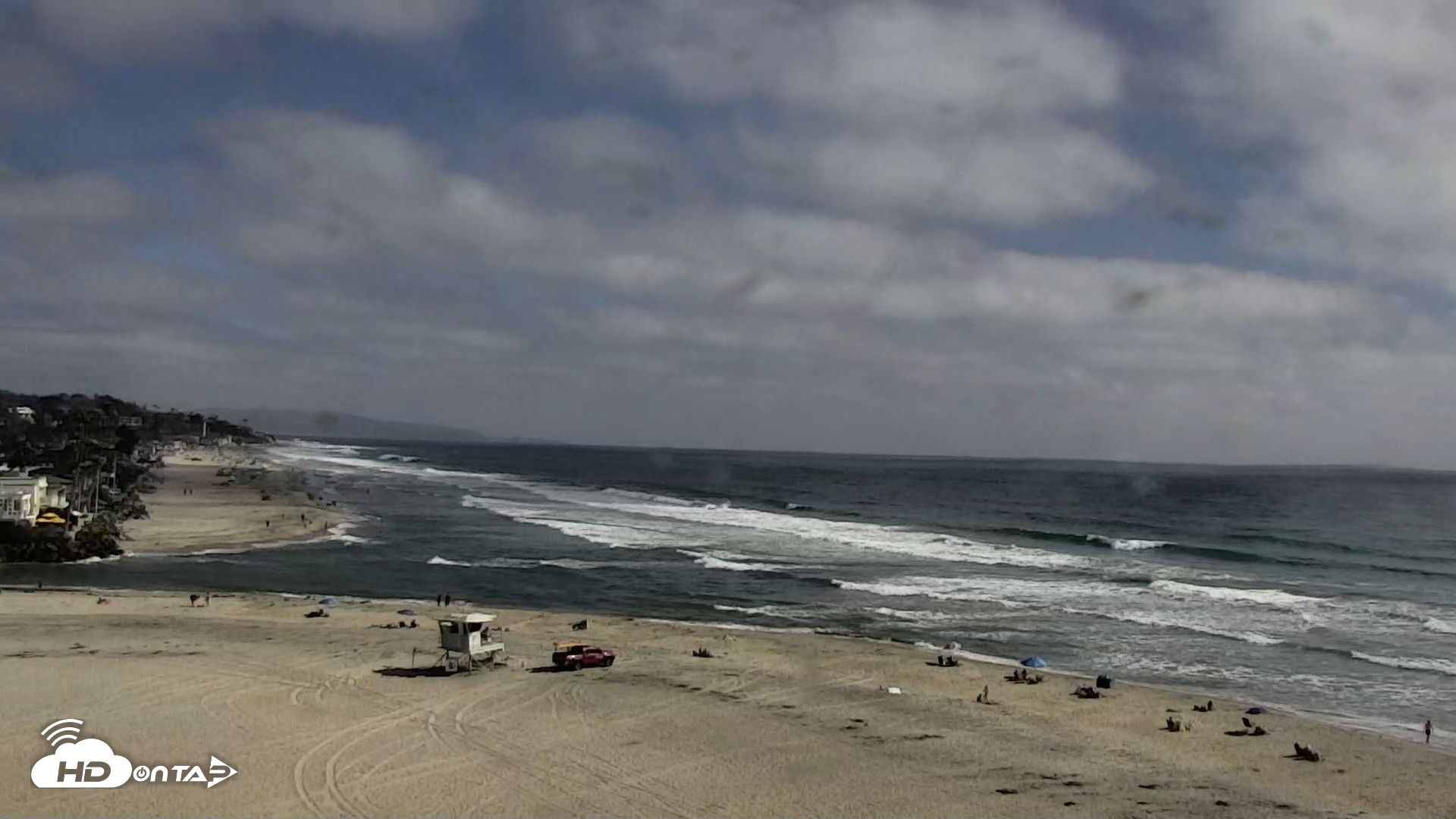 Snapshot of Del Mar Beach North Live Webcam taken Jul 7, 2026, 4:27pm PDT