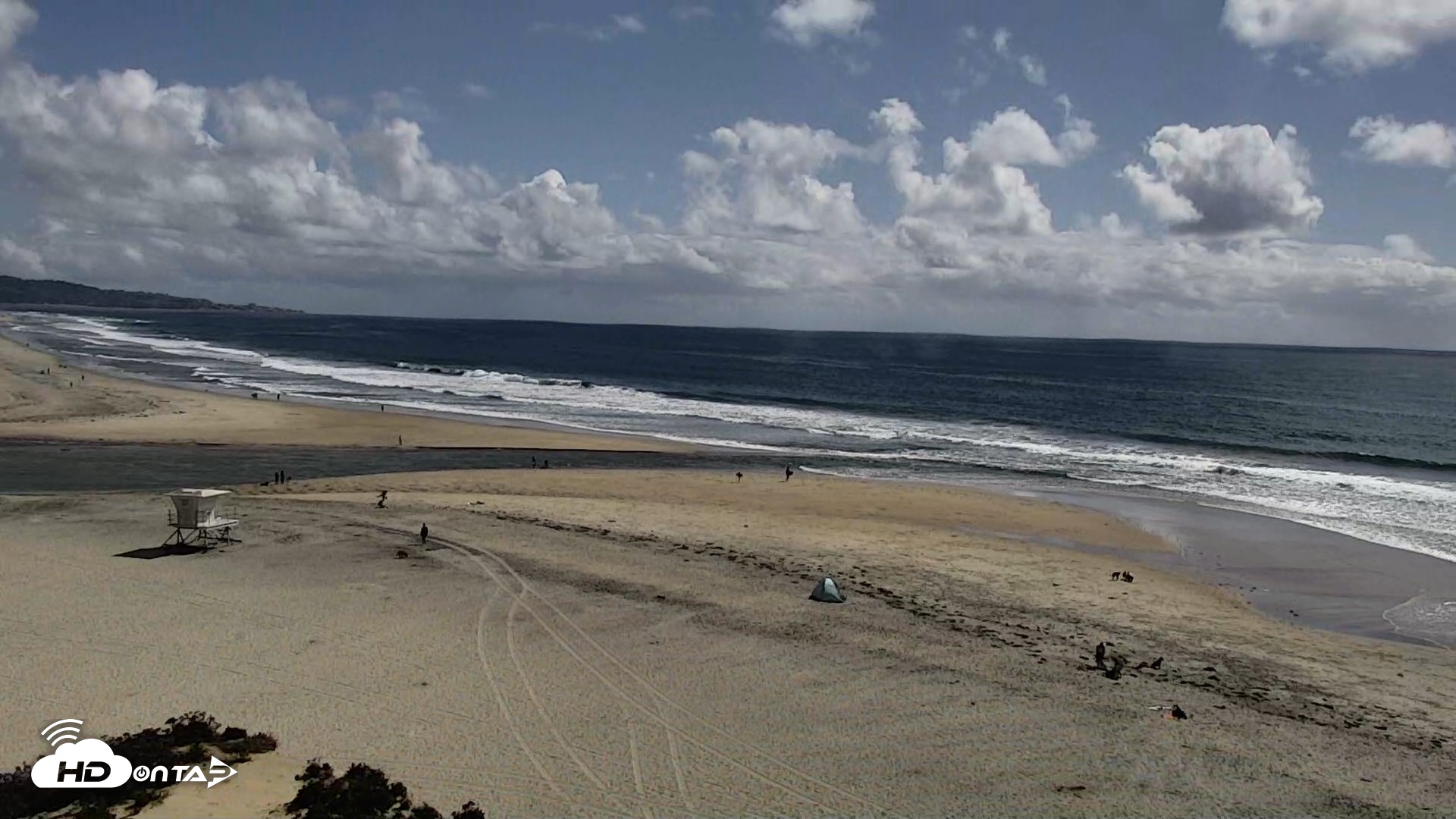 Snapshot of Del Mar Beach North Live Webcam taken Apr 13, 2026, 3:24pm PDT