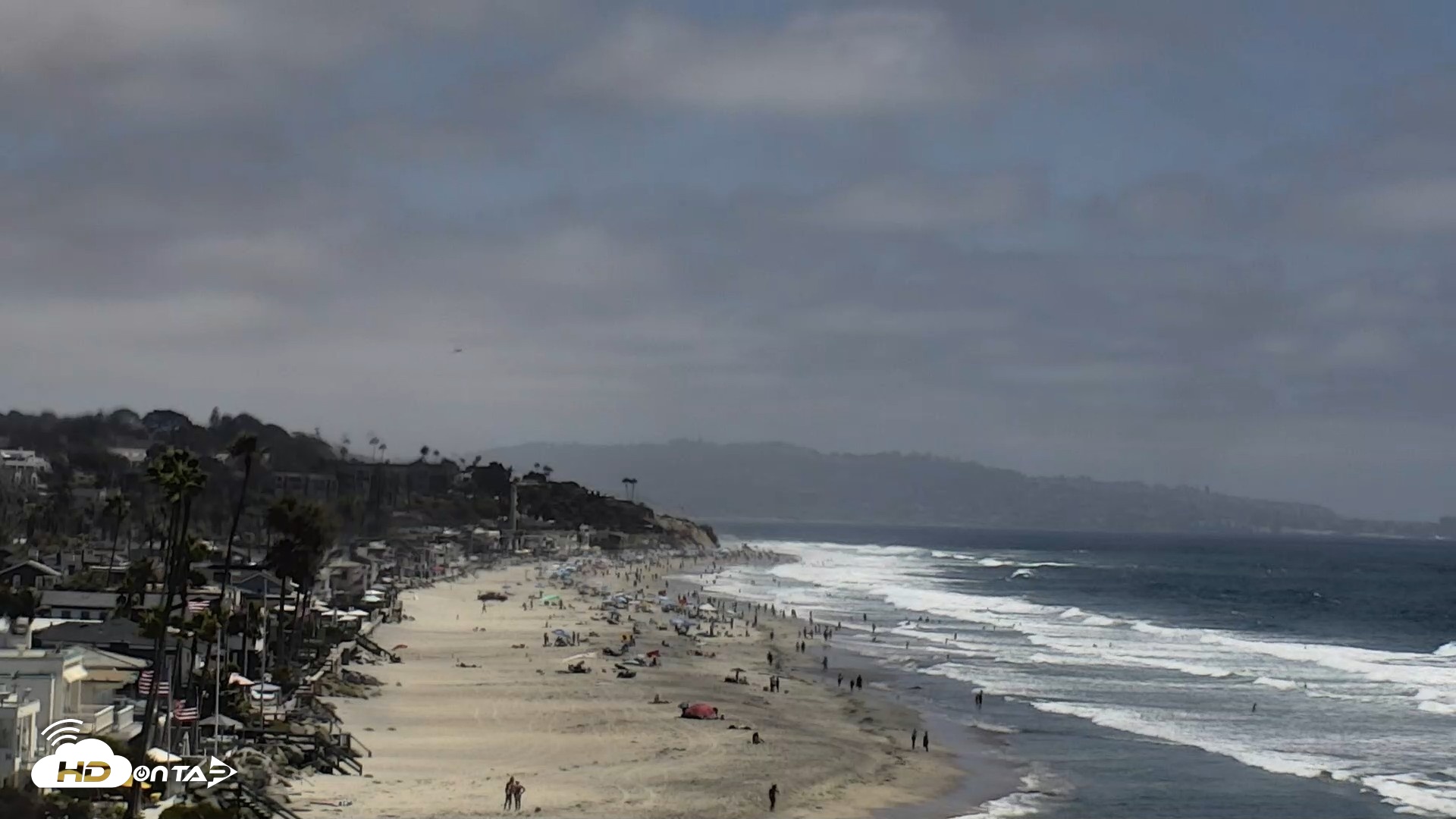 Snapshot of Del Mar Beach North Live Webcam taken Jul 7, 2026, 2:06pm PDT