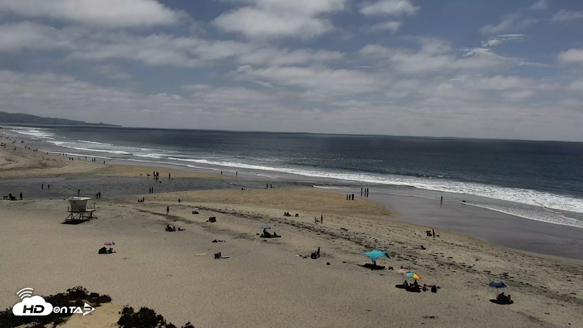 Snapshot of Del Mar Beach North Live Webcam taken Apr 10, 2026, 1:34pm PDT