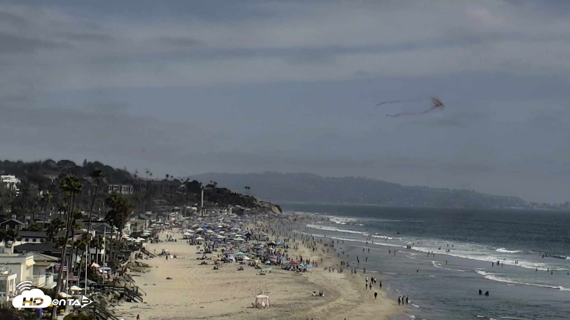 Snapshot of Del Mar Beach North Live Webcam taken Jul 4, 2026, 4:08pm PDT