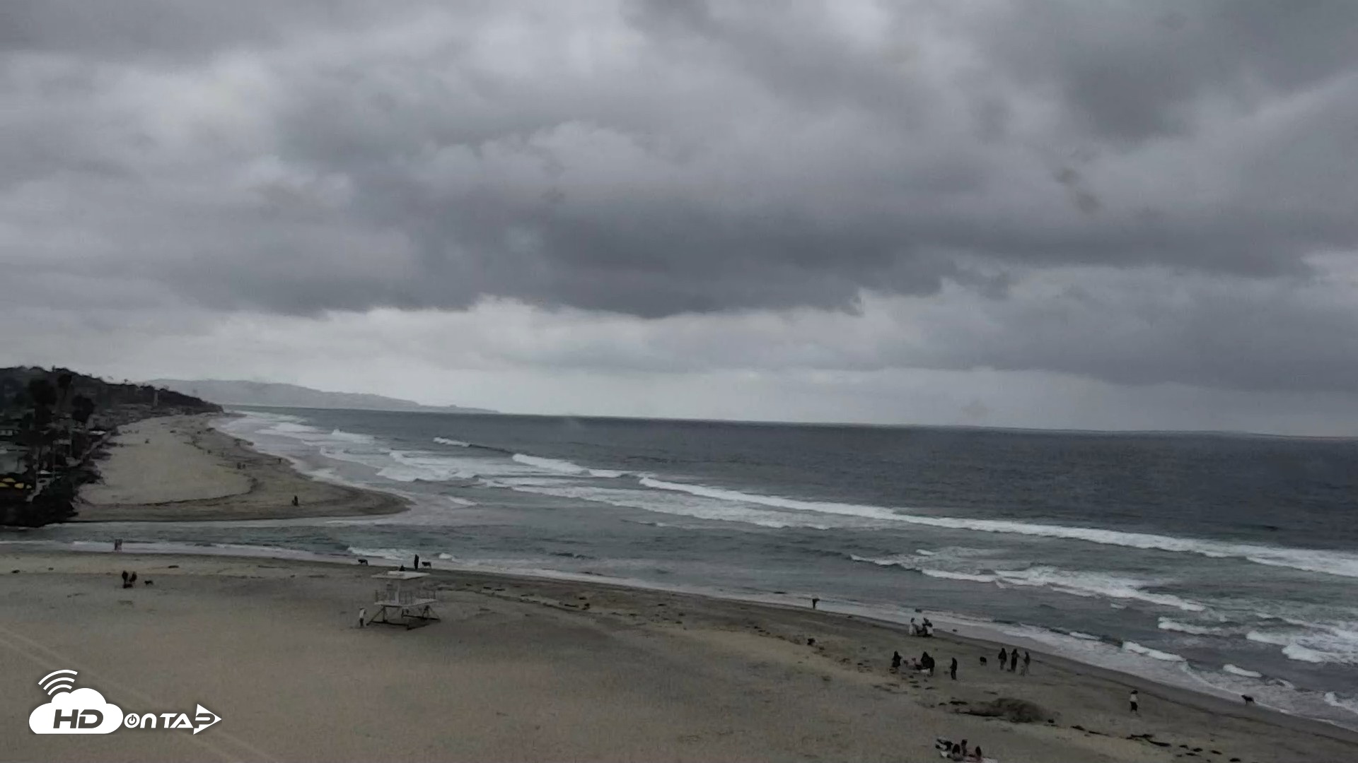 Snapshot of Del Mar Beach North Live Webcam taken May 16, 2026, 5:53pm PDT