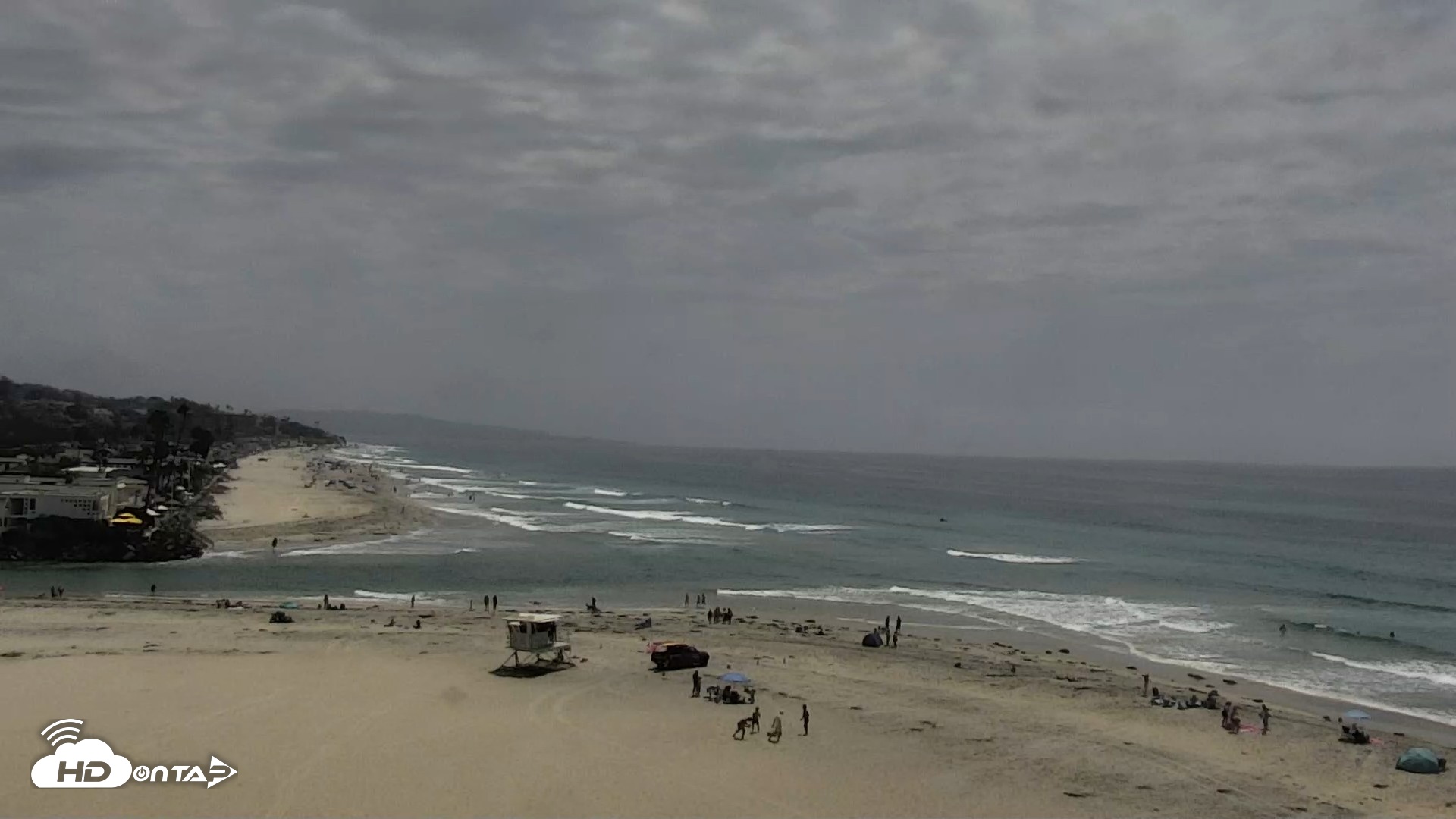 Snapshot of Del Mar Beach North Live Webcam taken Aug 5, 2026, 1:48pm PDT