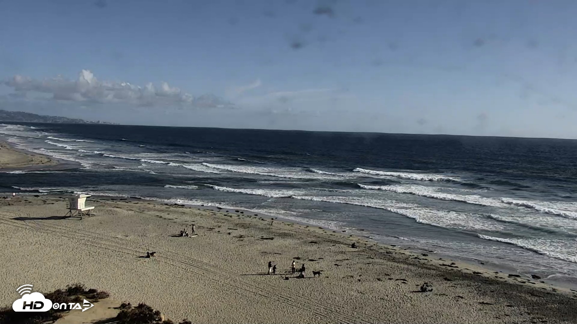 Snapshot of Del Mar Beach North Live Webcam taken May 27, 2026, 5:46pm PDT