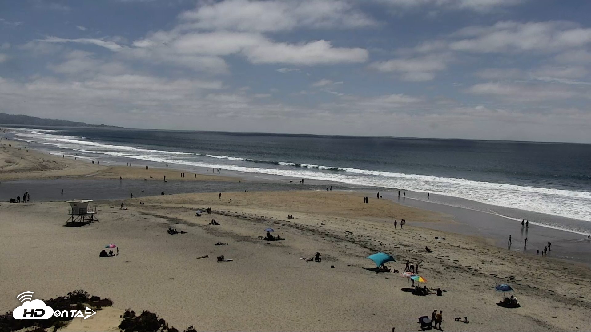 Snapshot of Del Mar Beach North Live Webcam taken Apr 10, 2026, 1:26pm PDT