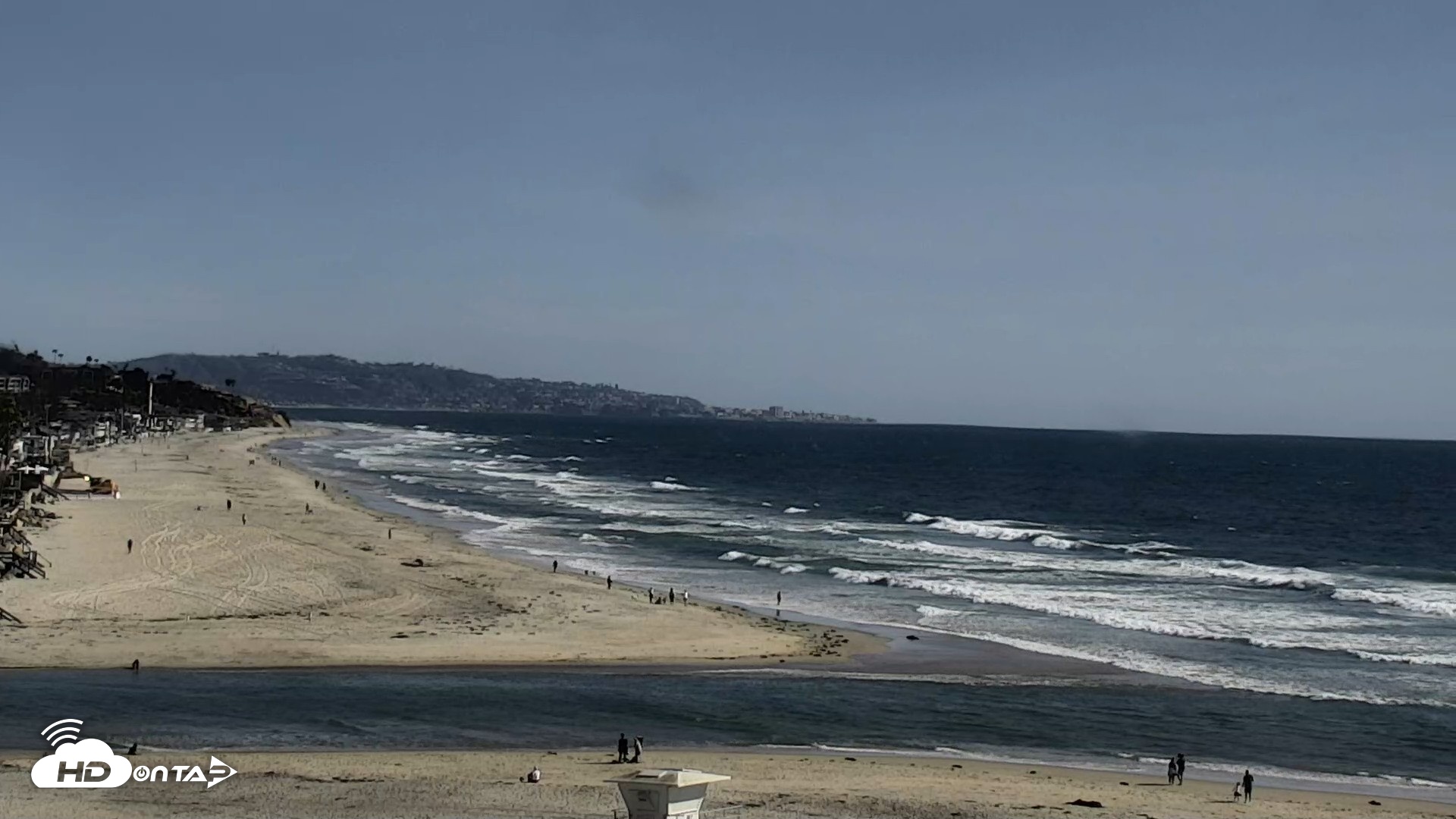 Snapshot of Del Mar Beach North Live Webcam taken Apr 22, 2026, 4:34pm PDT
