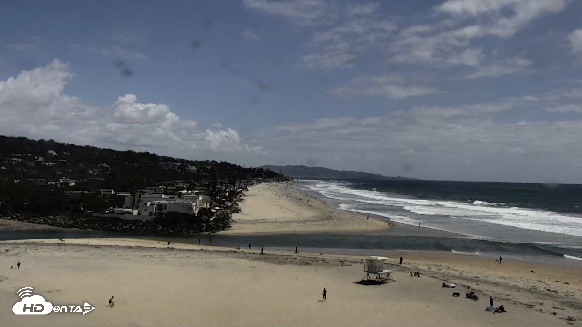 Snapshot of Del Mar Beach North Live Webcam taken May 27, 2026, 2:20pm PDT