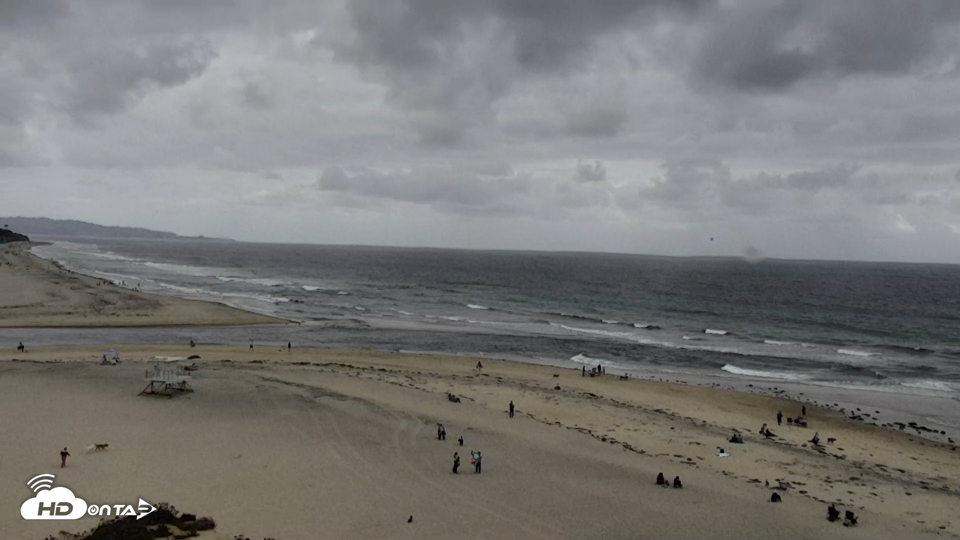 Snapshot of Del Mar Beach North Live Webcam taken Apr 25, 2026, 3:34pm PDT