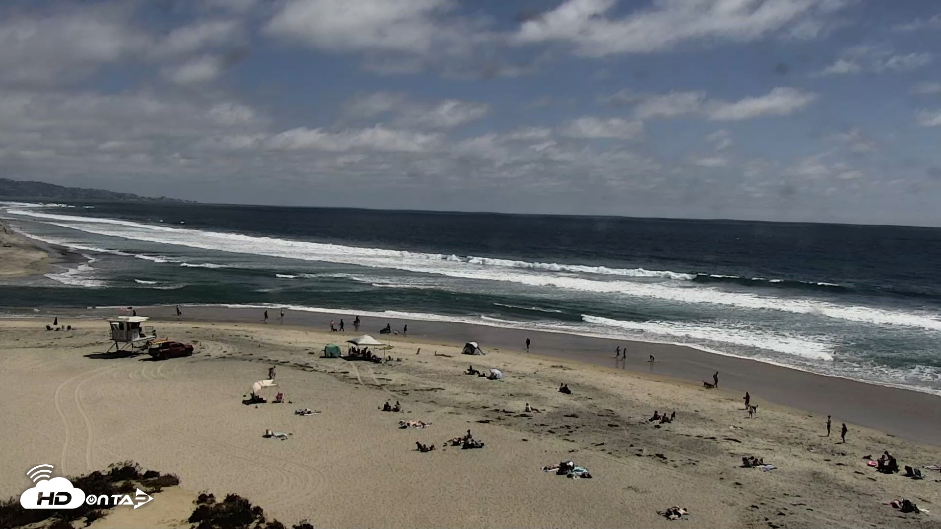 Snapshot of Del Mar Beach North Live Webcam taken Jun 19, 2026, 3:09pm PDT