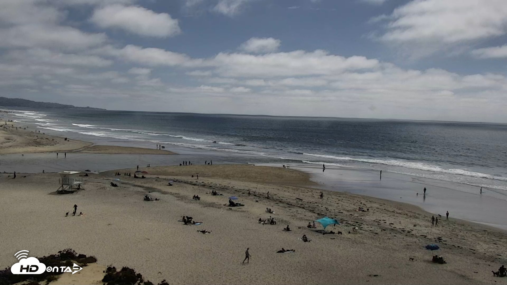 Snapshot of Del Mar Beach North Live Webcam taken Apr 10, 2026, 2:27pm PDT