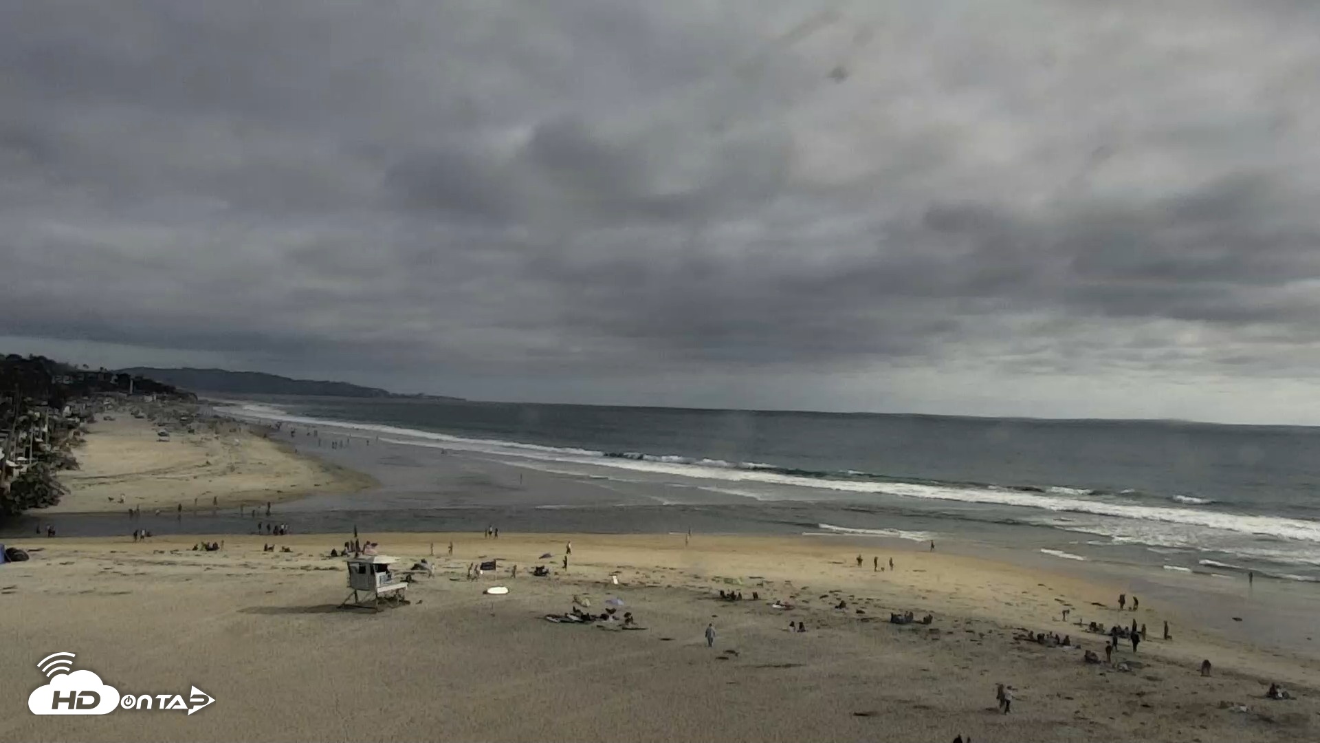 Snapshot of Del Mar Beach North Live Webcam taken Aug 15, 2026, 5:23pm PDT