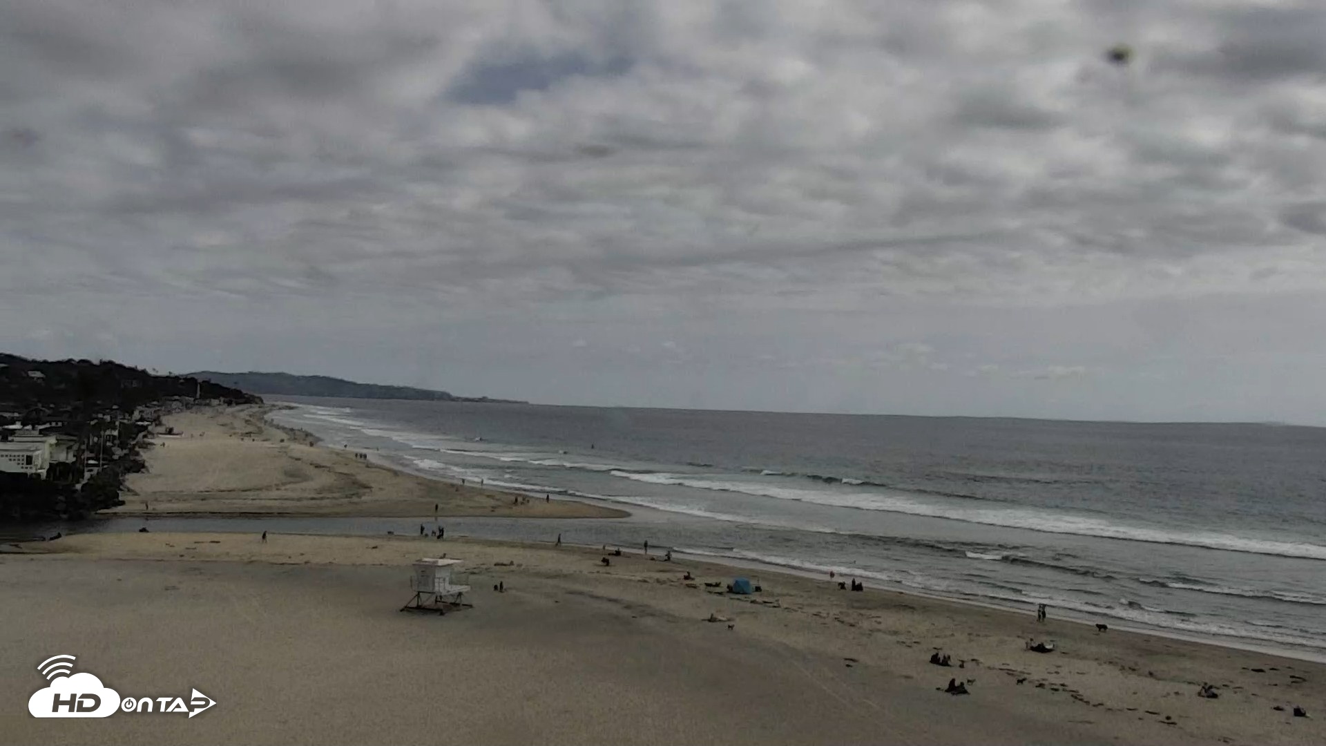 Snapshot of Del Mar Beach North Live Webcam taken May 3, 2026, 4:10pm PDT