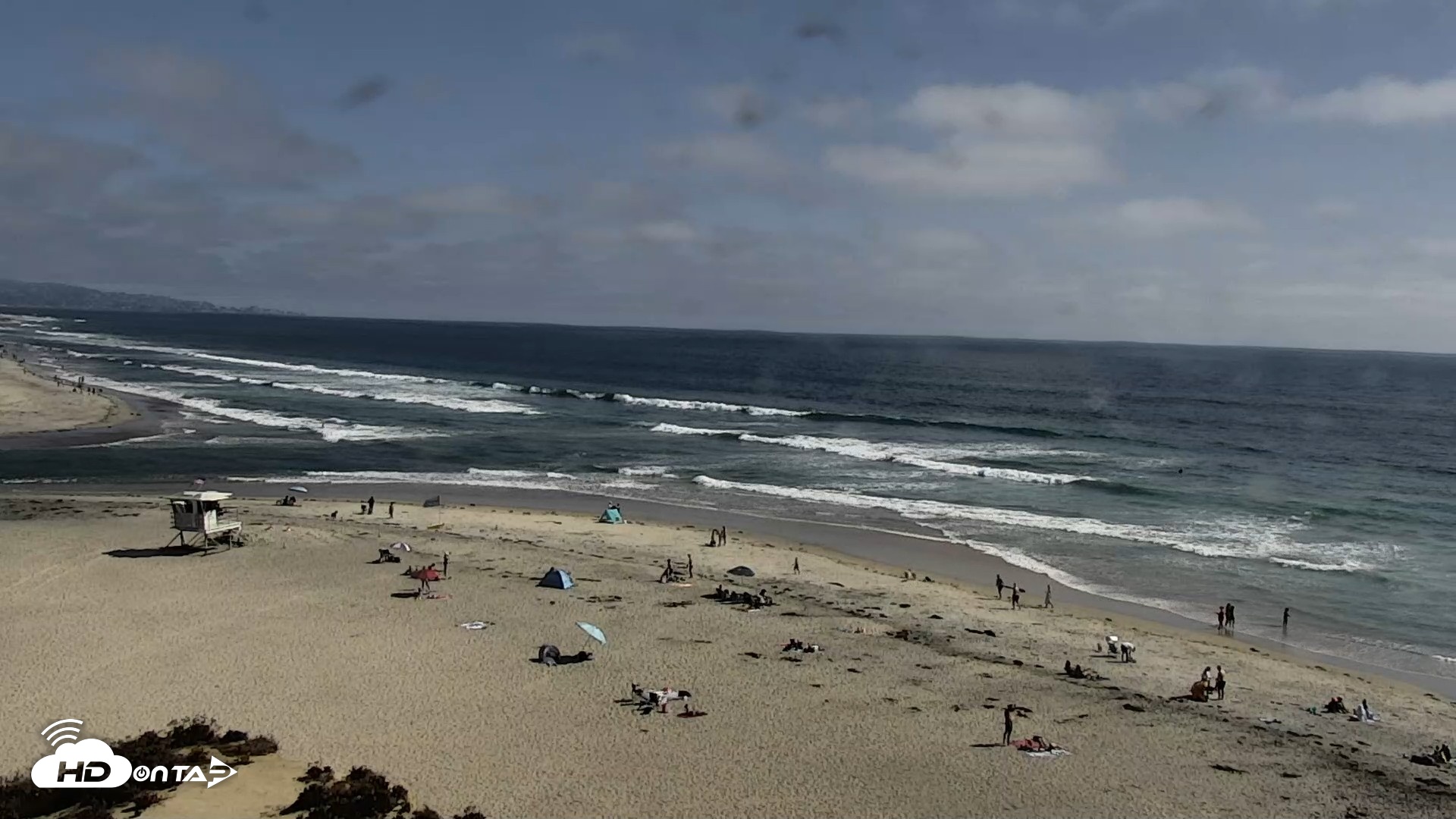 Snapshot of Del Mar Beach North Live Webcam taken Jun 12, 2026, 4:21pm PDT