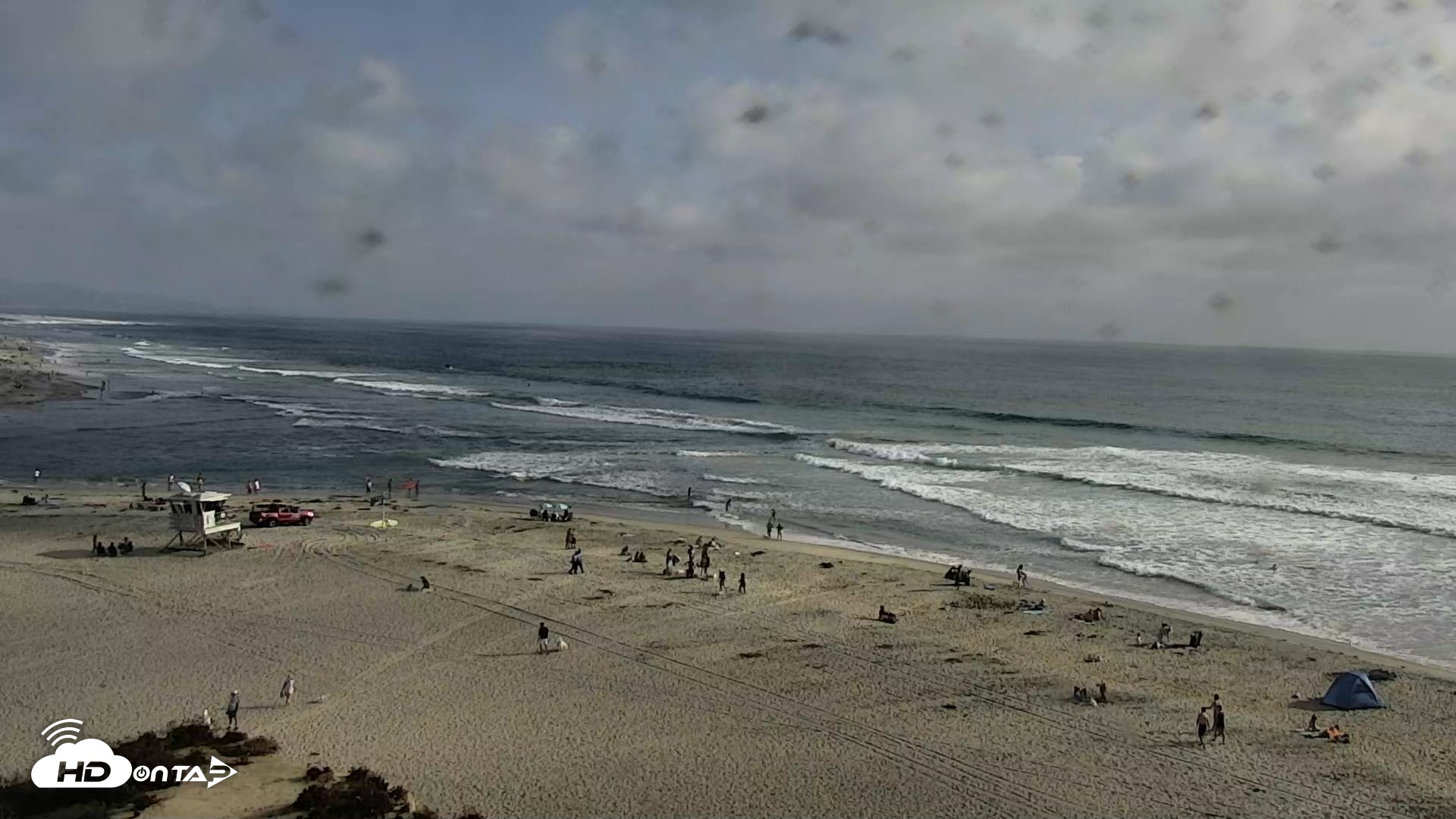 Snapshot of Del Mar Beach North Live Webcam taken Jul 26, 2026, 5:43pm PDT