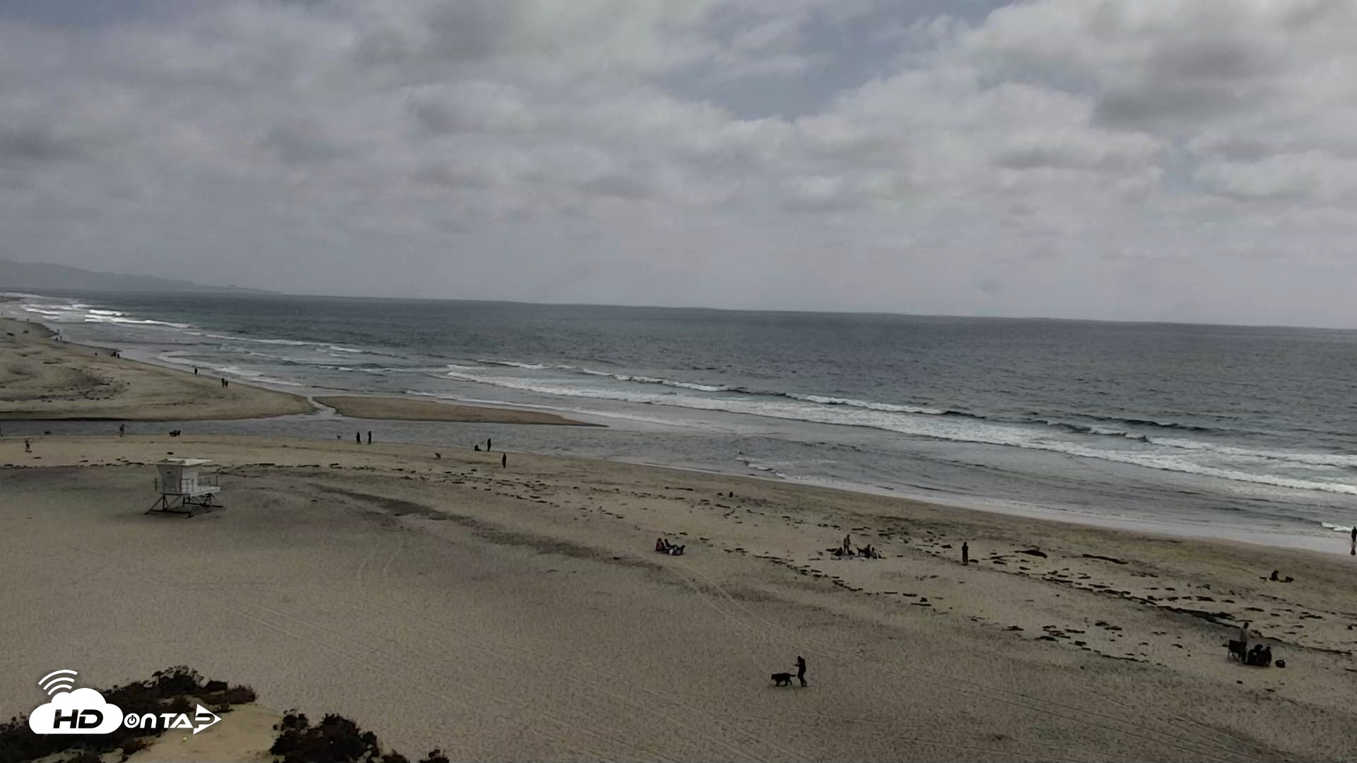 Snapshot of Del Mar Beach North Live Webcam taken Apr 30, 2026, 3:18pm PDT